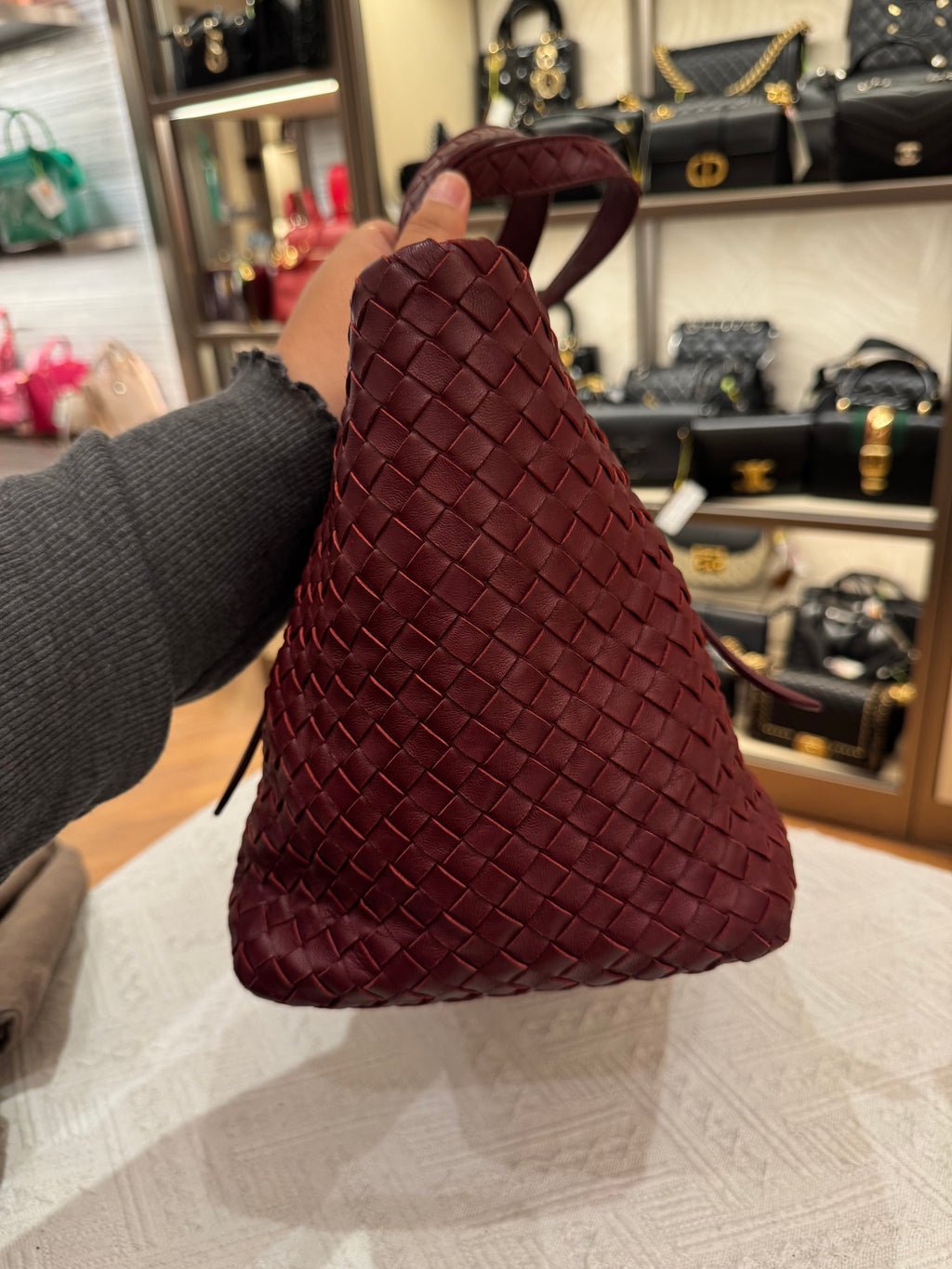 Bottega Veneta Cesta Small Tote Barolo