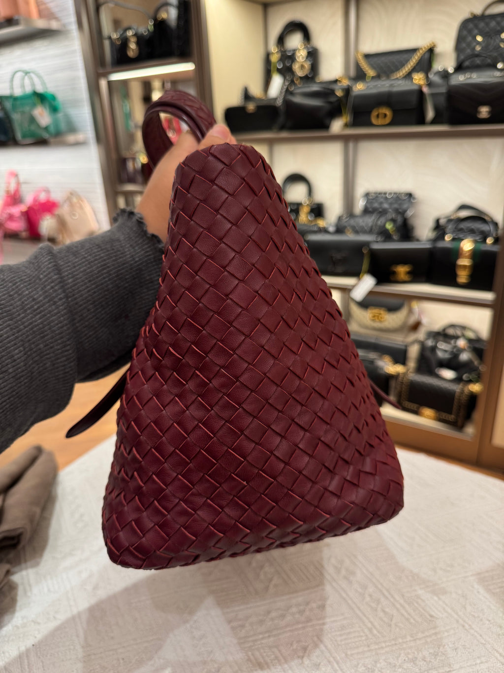 Bottega Veneta Cesta Small Tote Barolo