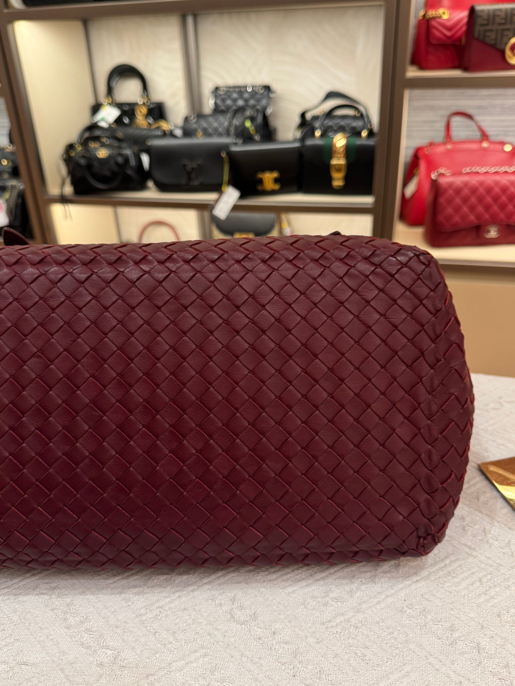 Bottega Veneta Cesta Small Tote Barolo