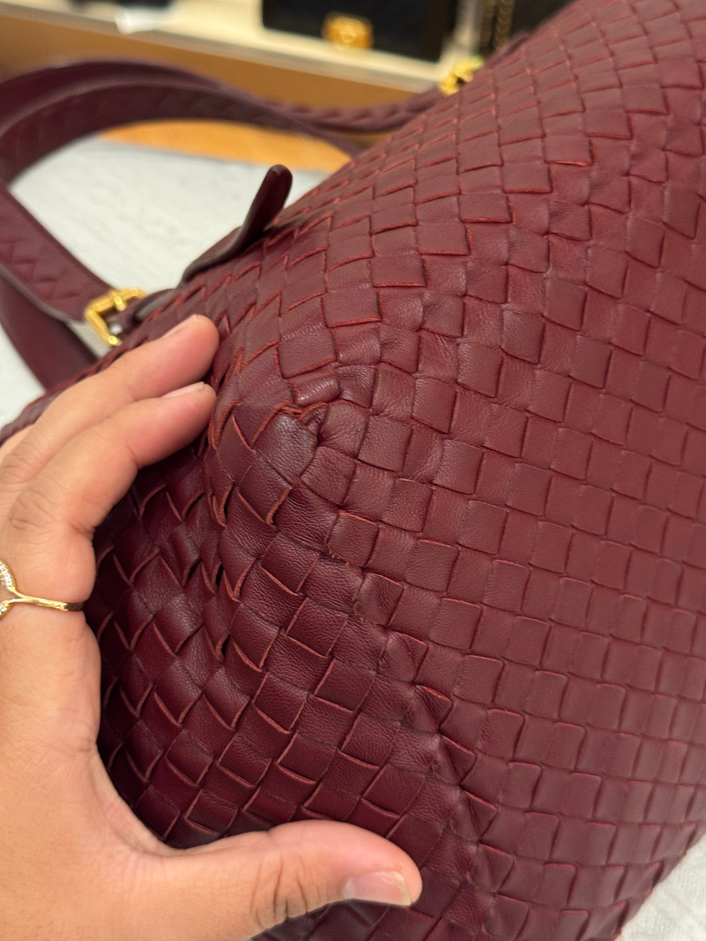Bottega Veneta Cesta Small Tote Barolo
