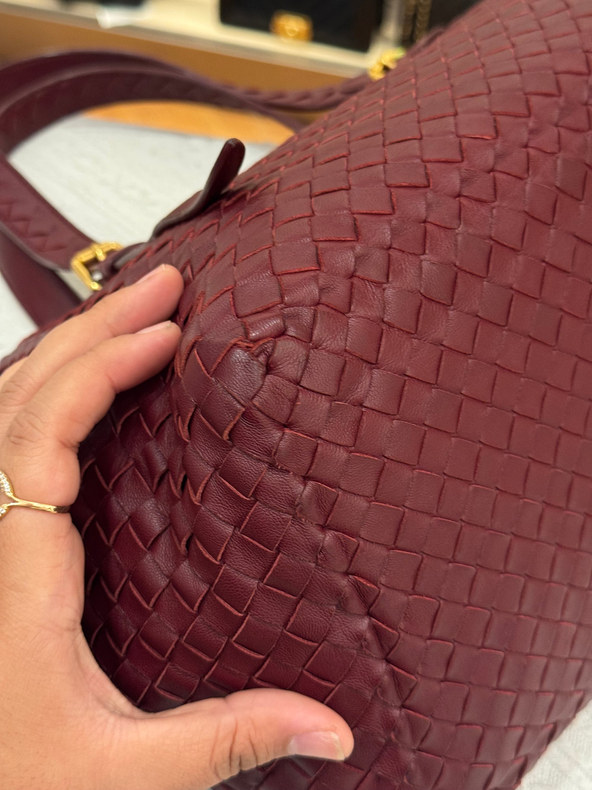 Bottega Veneta Cesta Small Tote Barolo