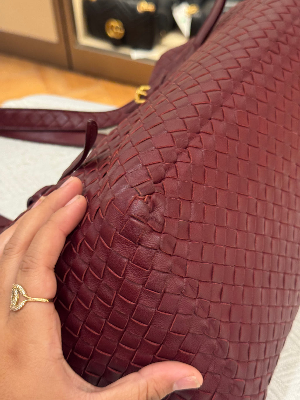 Bottega Veneta Cesta Small Tote Barolo