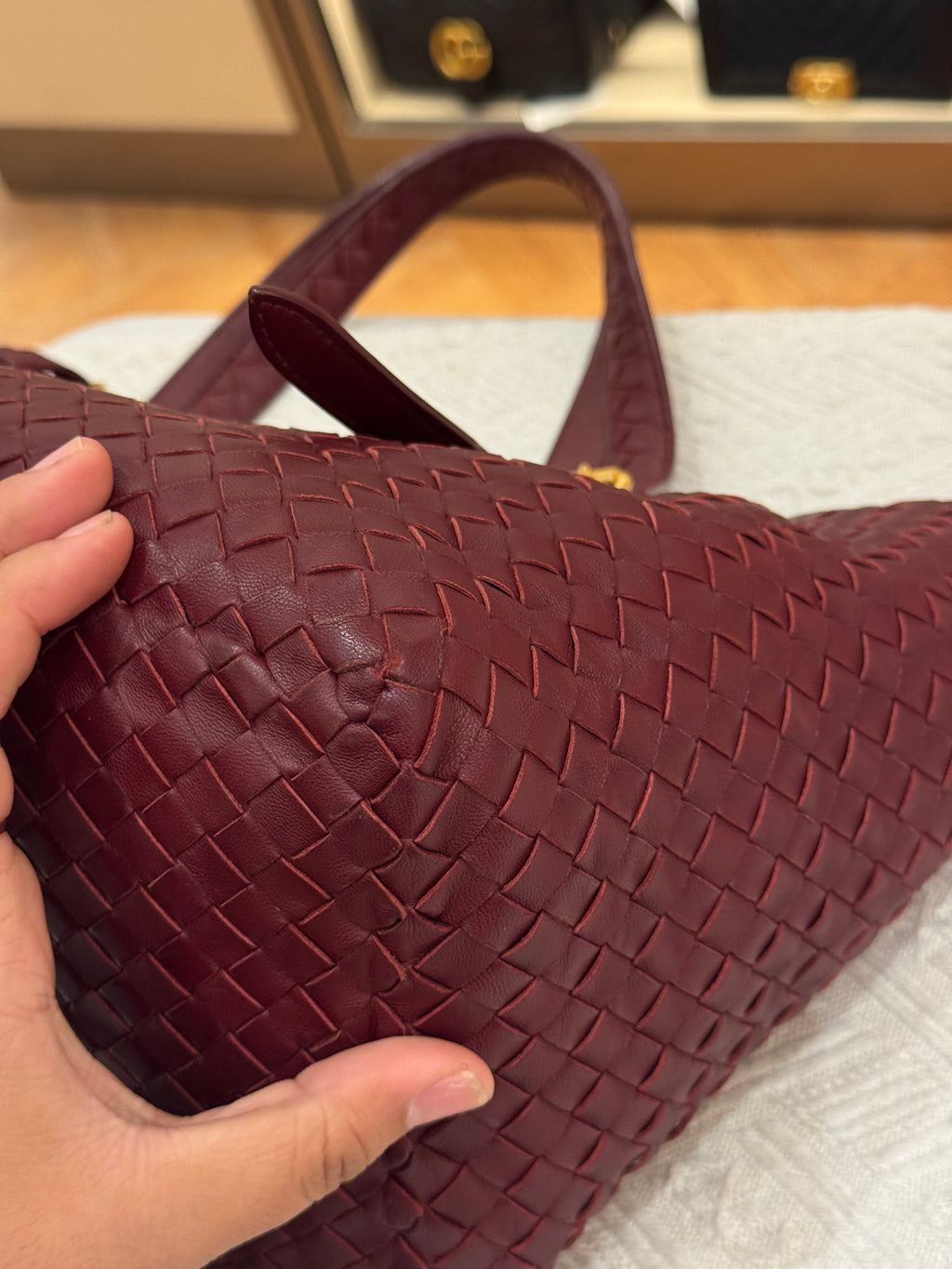 Bottega Veneta Cesta Small Tote Barolo