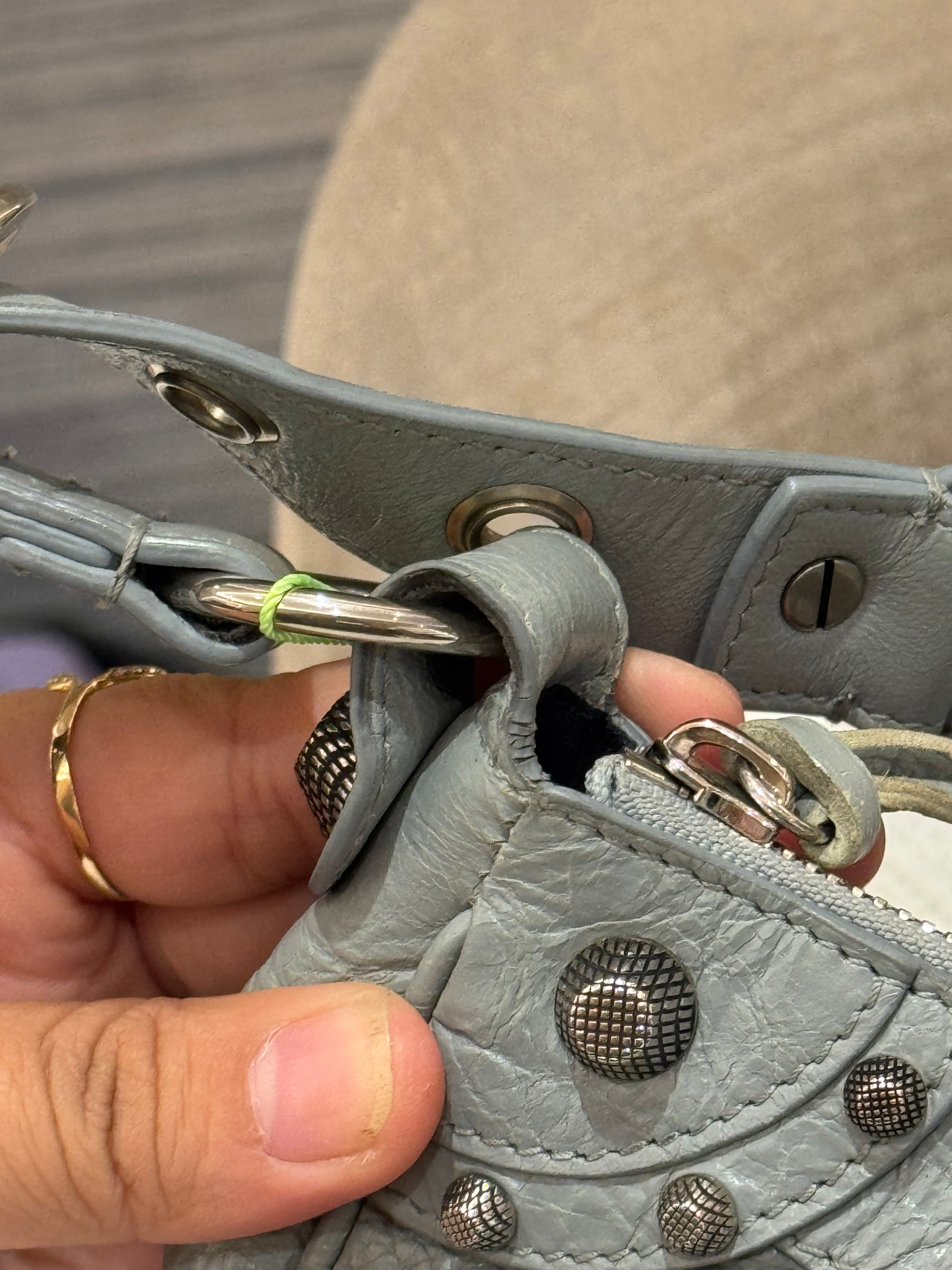 Balenciaga Le Cagole XS Light Ash Blue