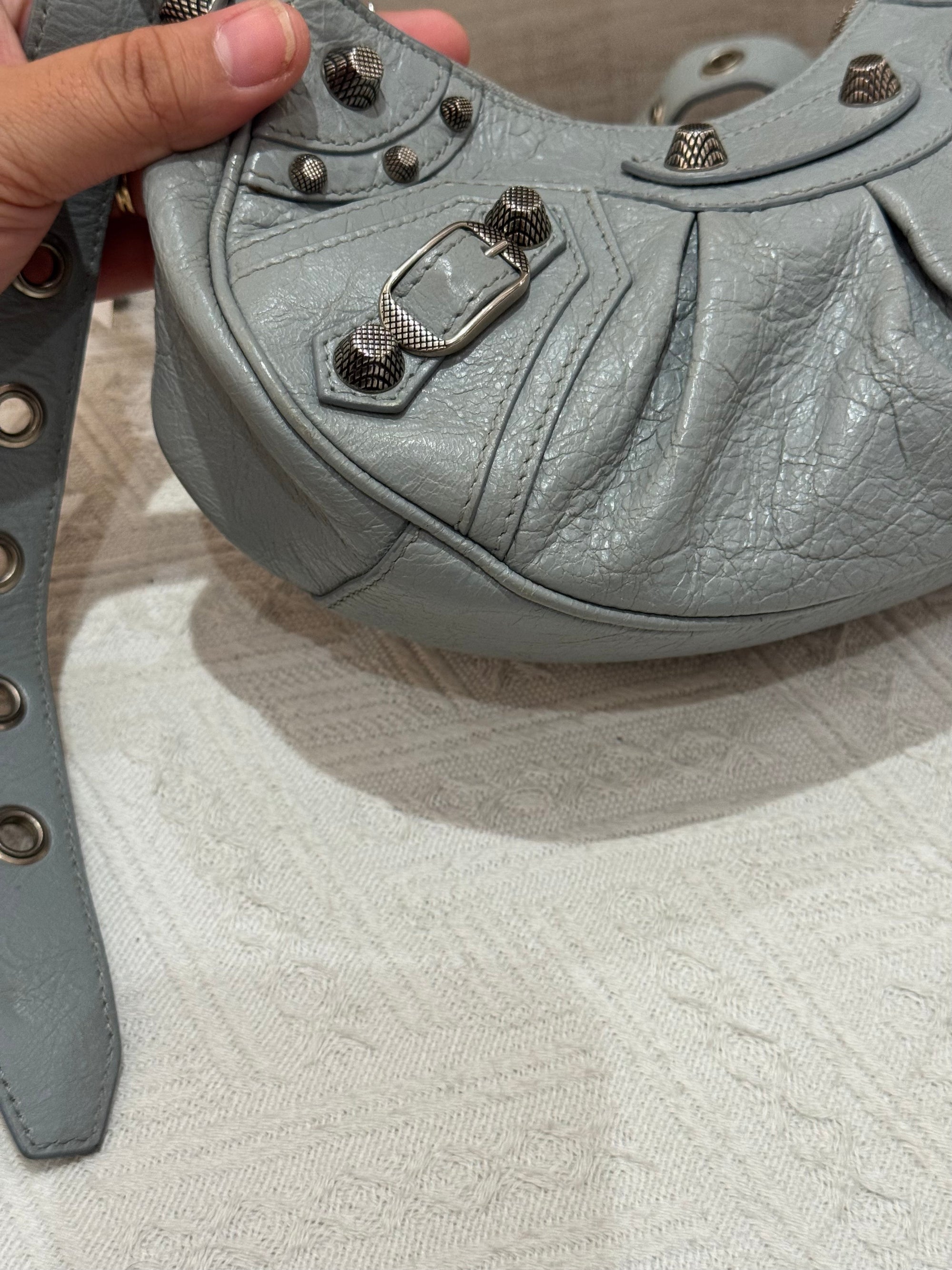 Balenciaga Le Cagole XS Light Ash Blue