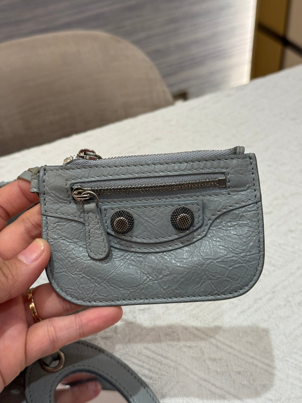 Balenciaga Le Cagole XS Light Ash Blue