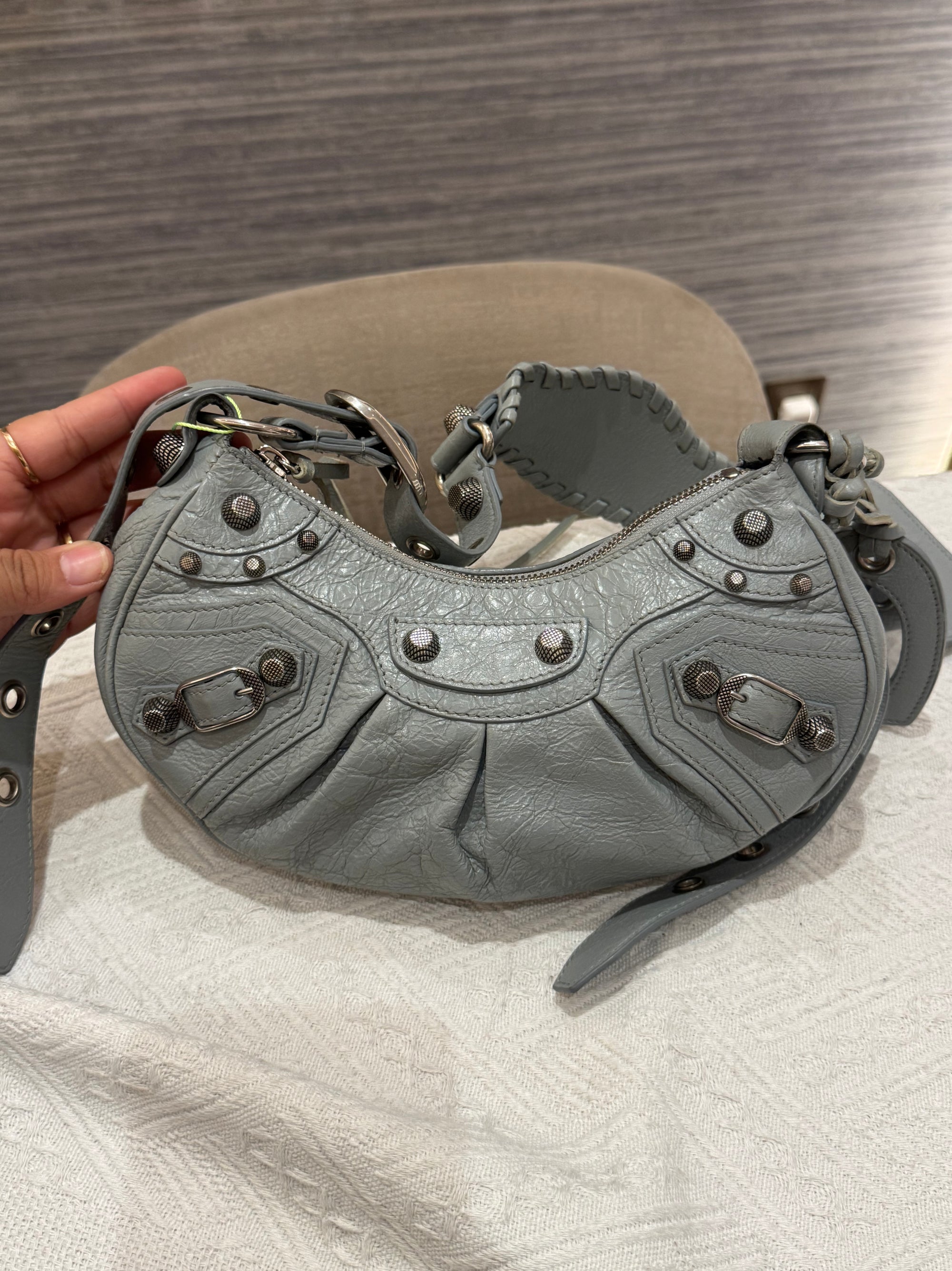 Balenciaga Le Cagole XS Light Ash Blue