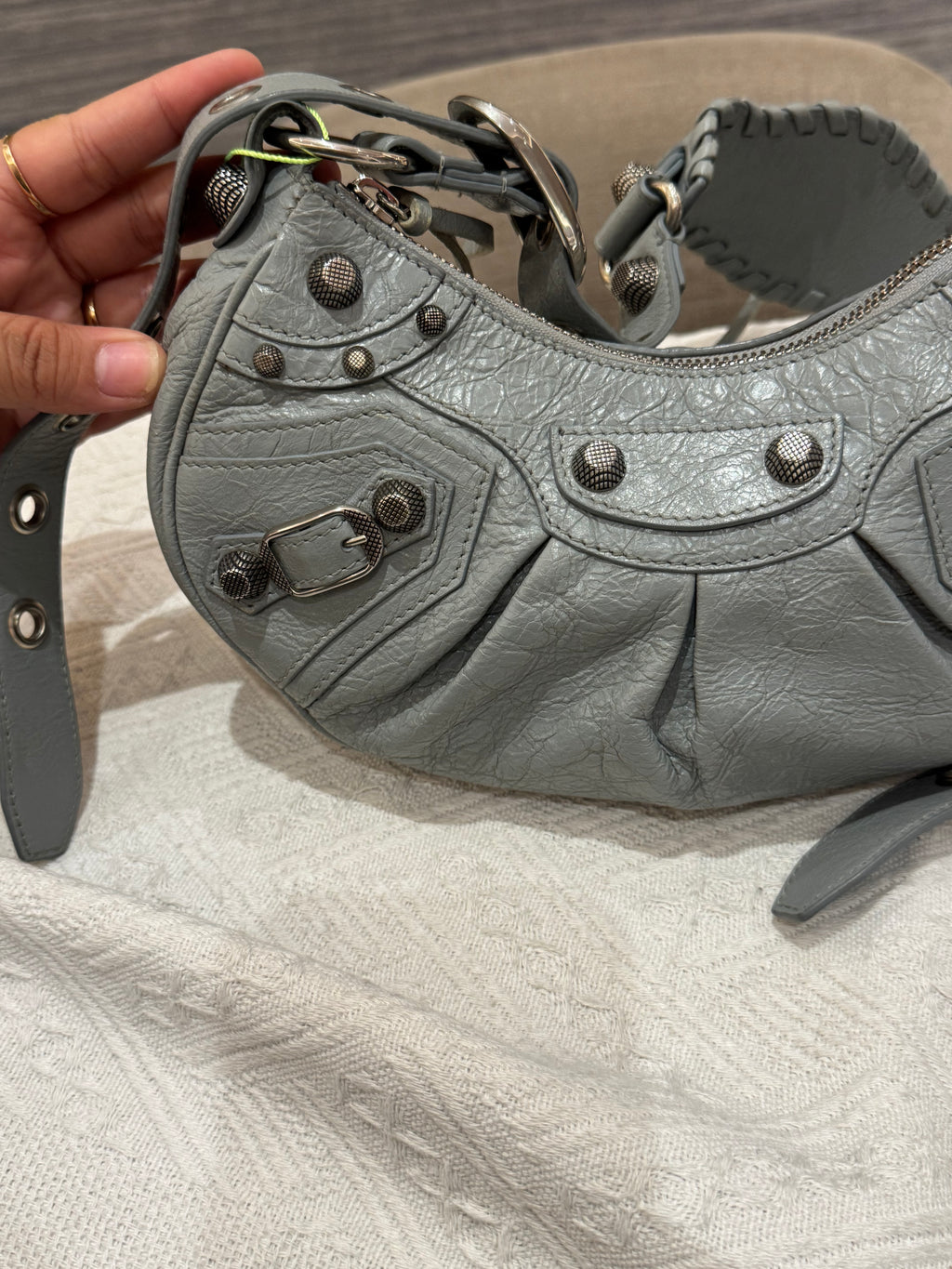 Balenciaga Le Cagole XS Light Ash Blue
