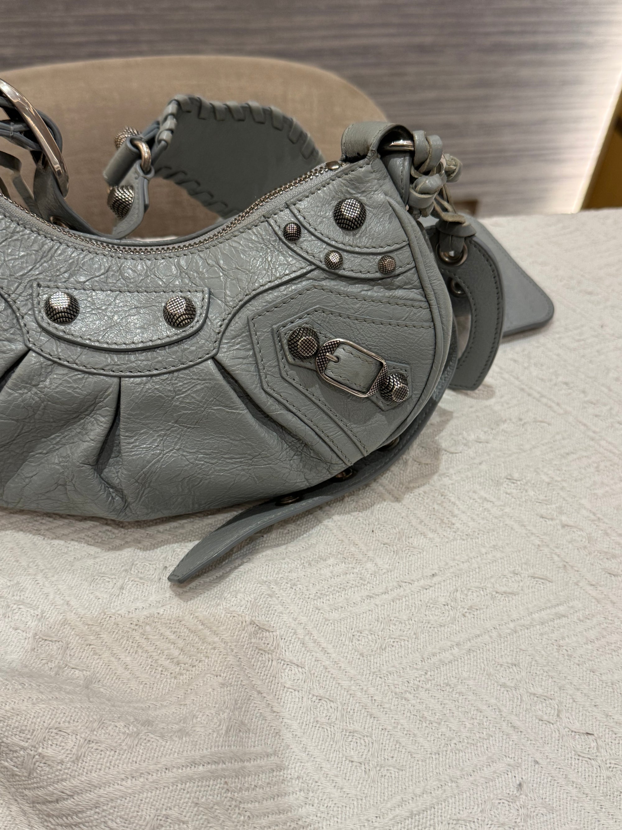 Balenciaga Le Cagole XS Light Ash Blue