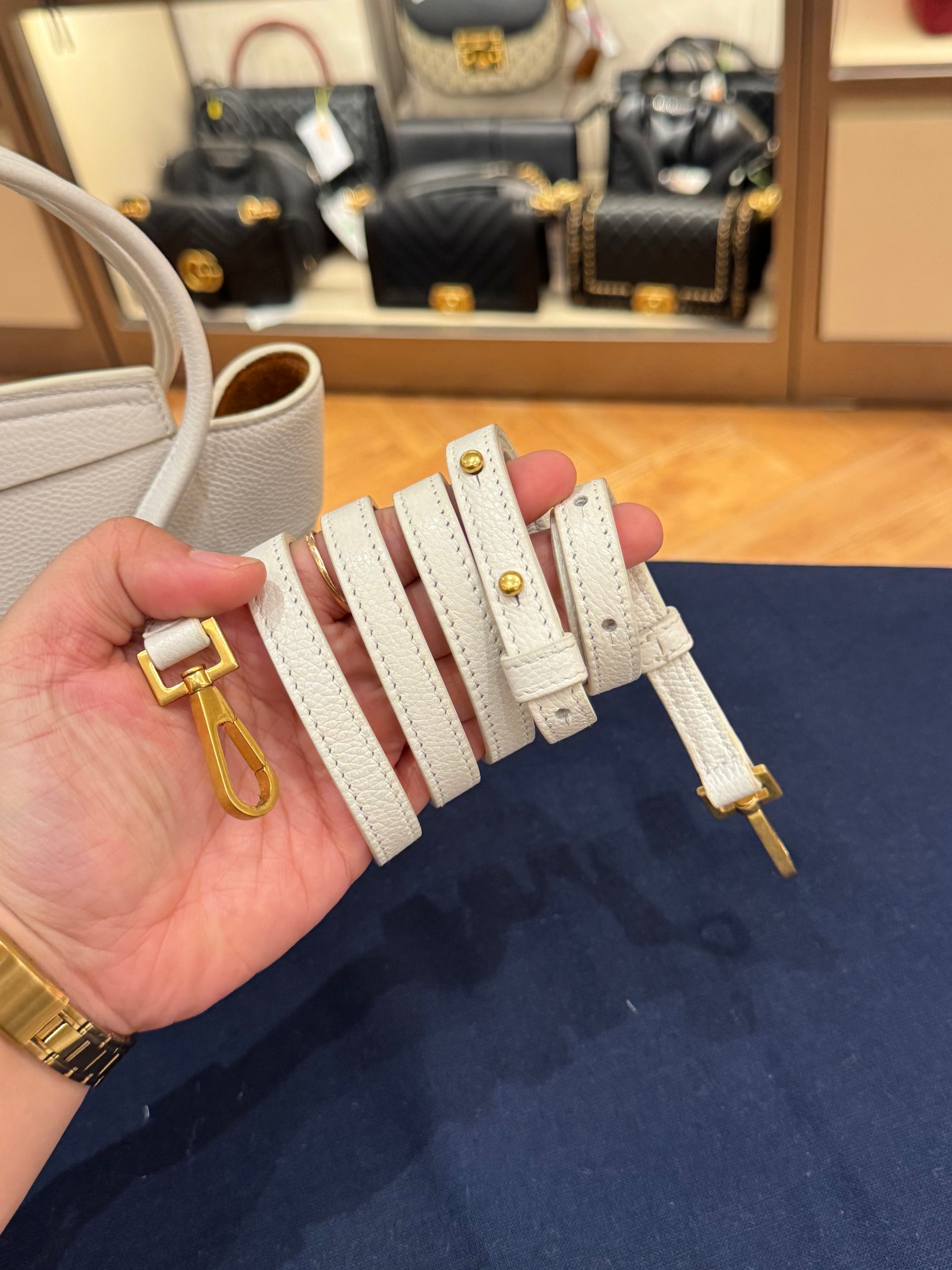 Bottega Veneta Mini Arco White
