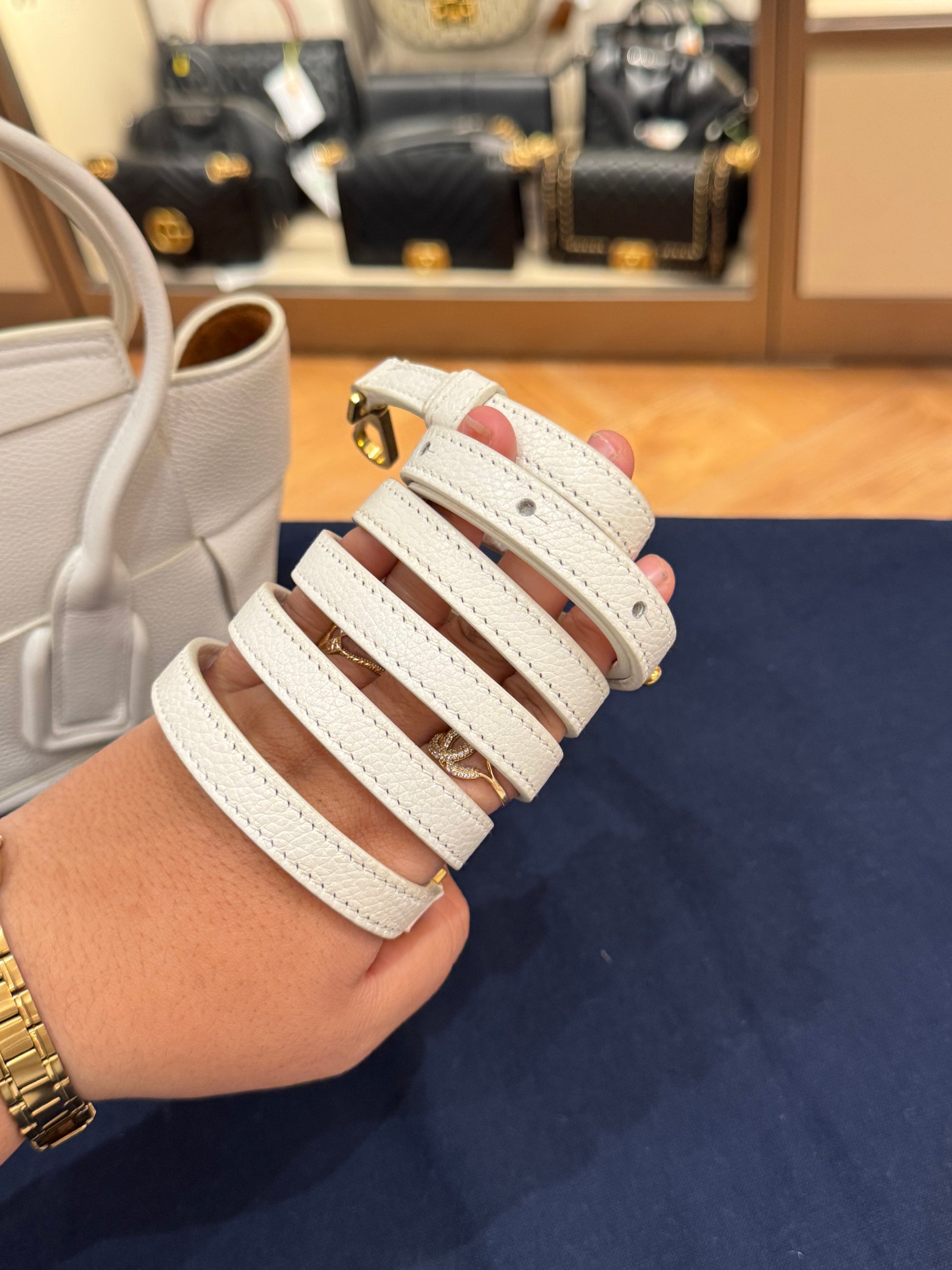 Bottega Veneta Mini Arco White
