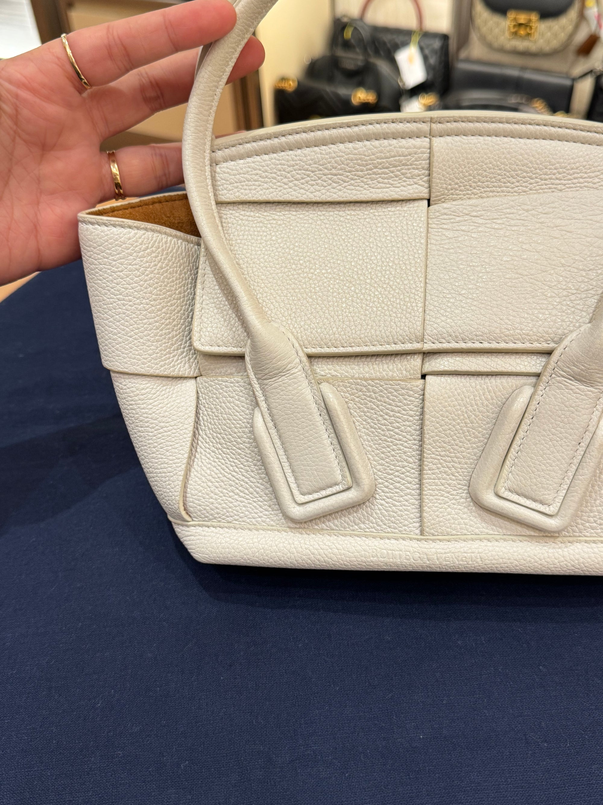Bottega Veneta Mini Arco White