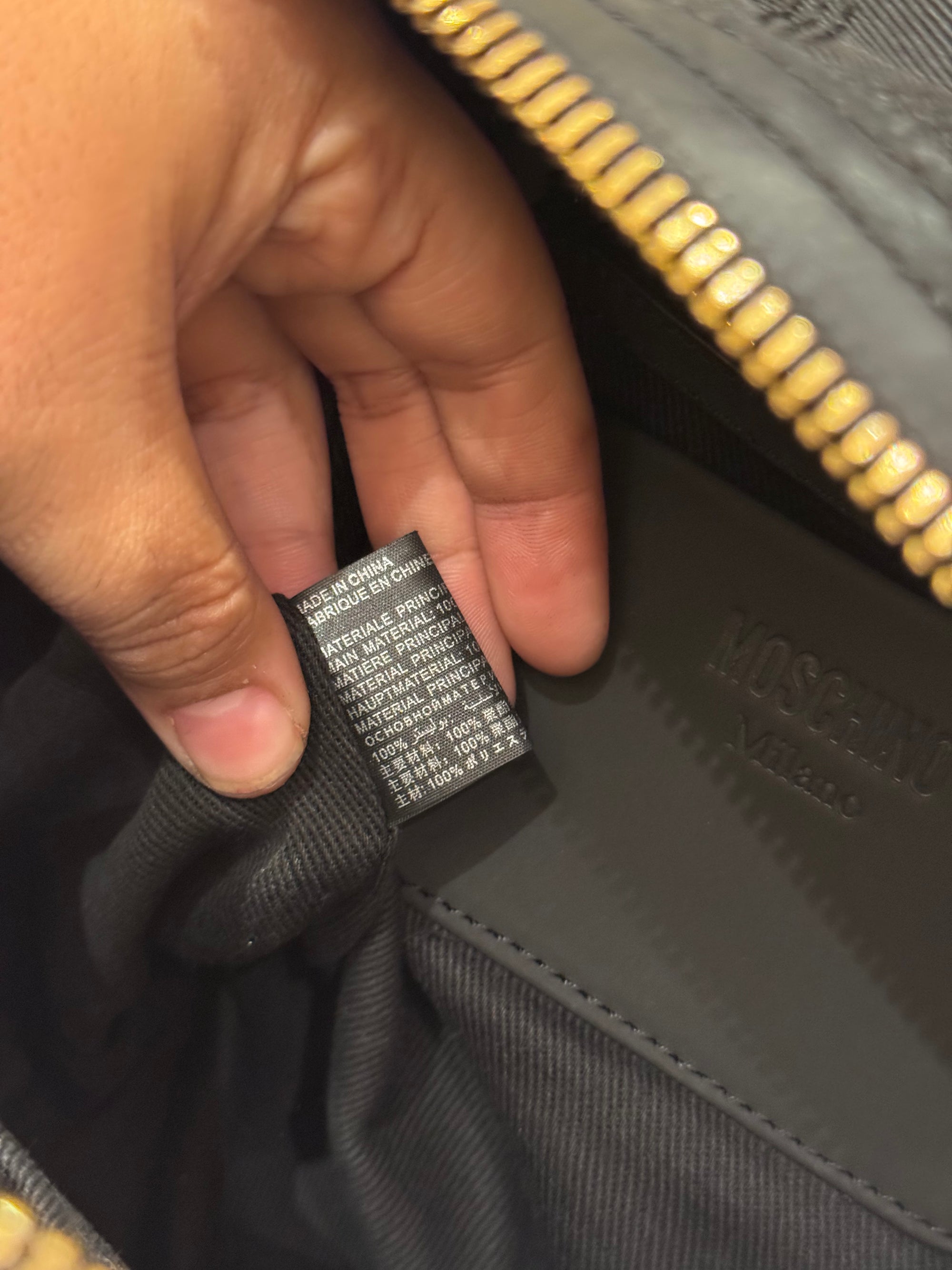 Moschino Backpack Black