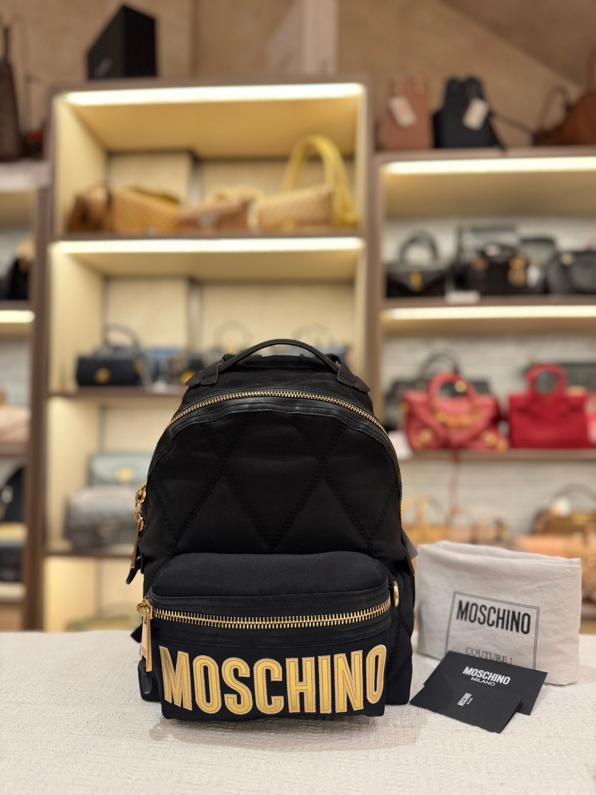 Moschino Backpack Black