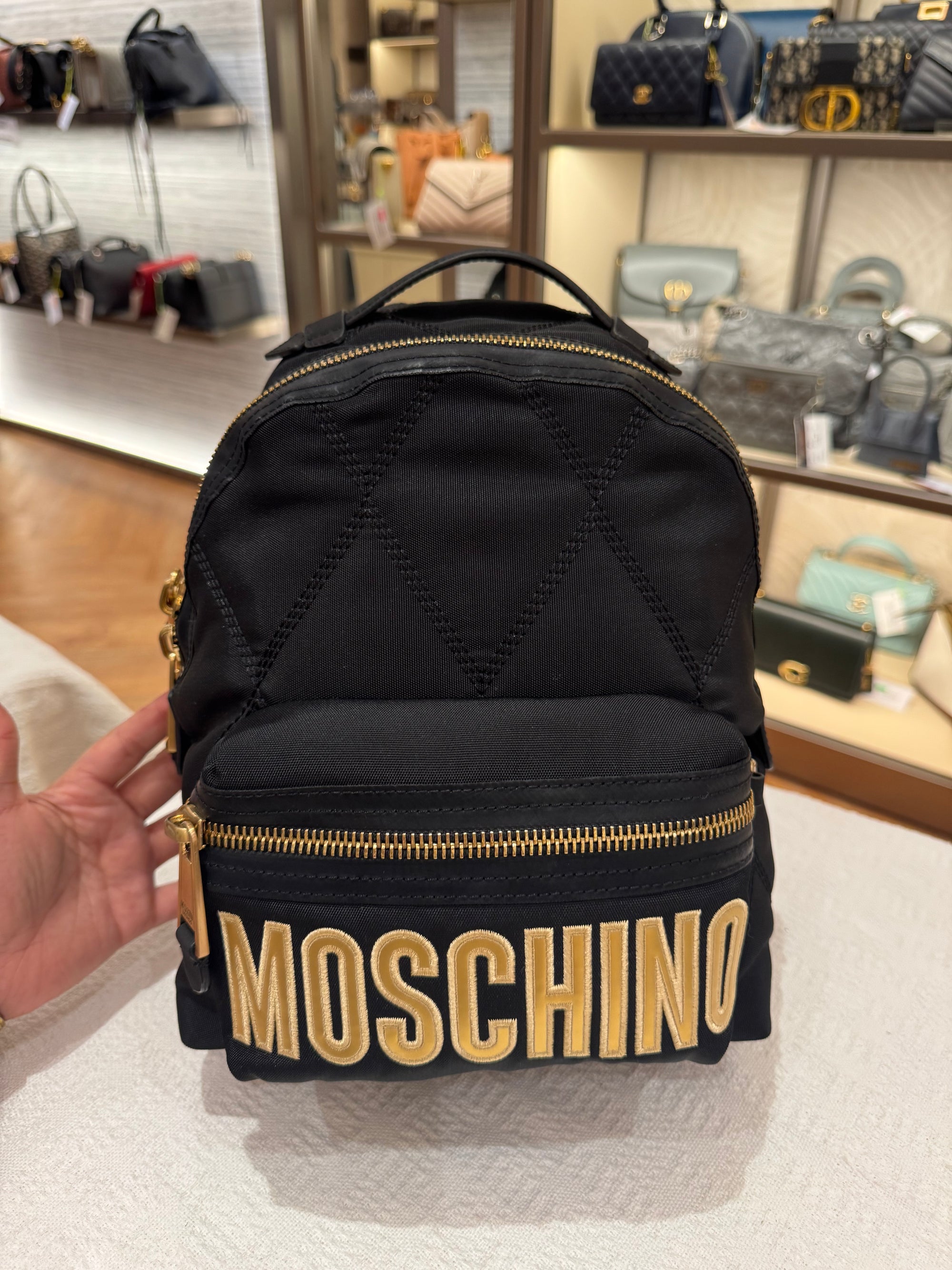 Moschino Backpack Black