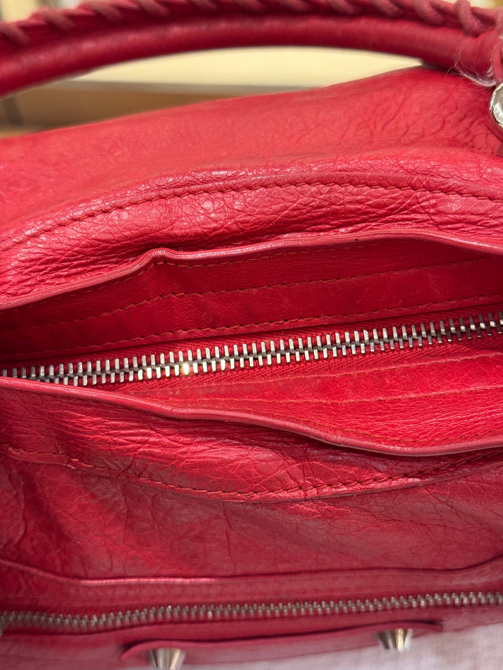 Balenciaga Reguler Red Logo Strap