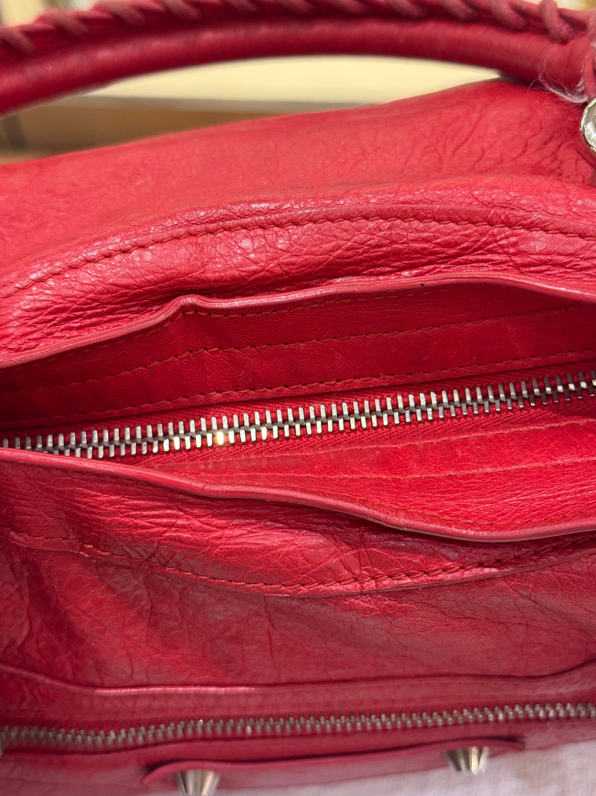 Balenciaga Reguler Red Logo Strap
