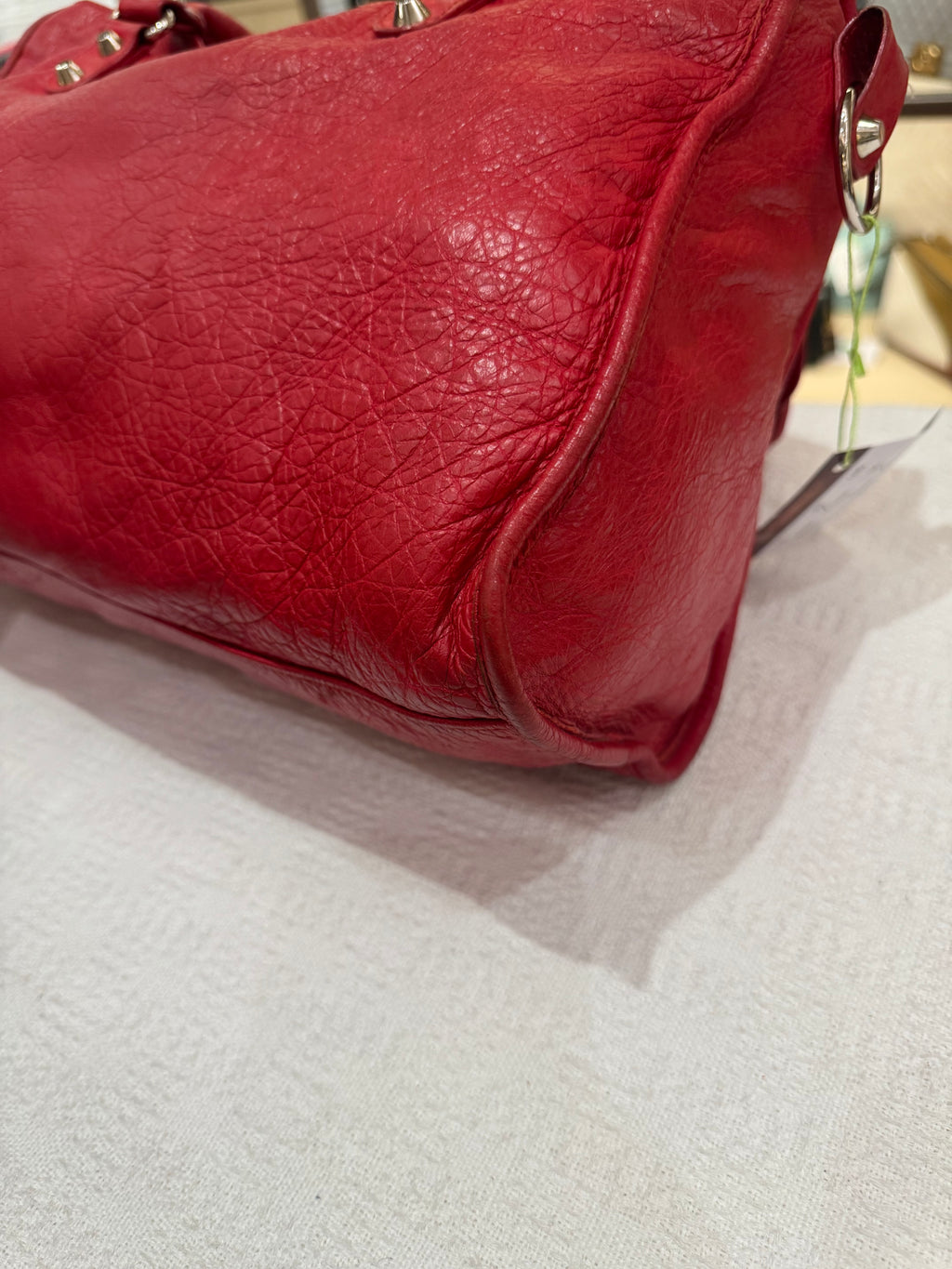 Balenciaga Reguler Red Logo Strap