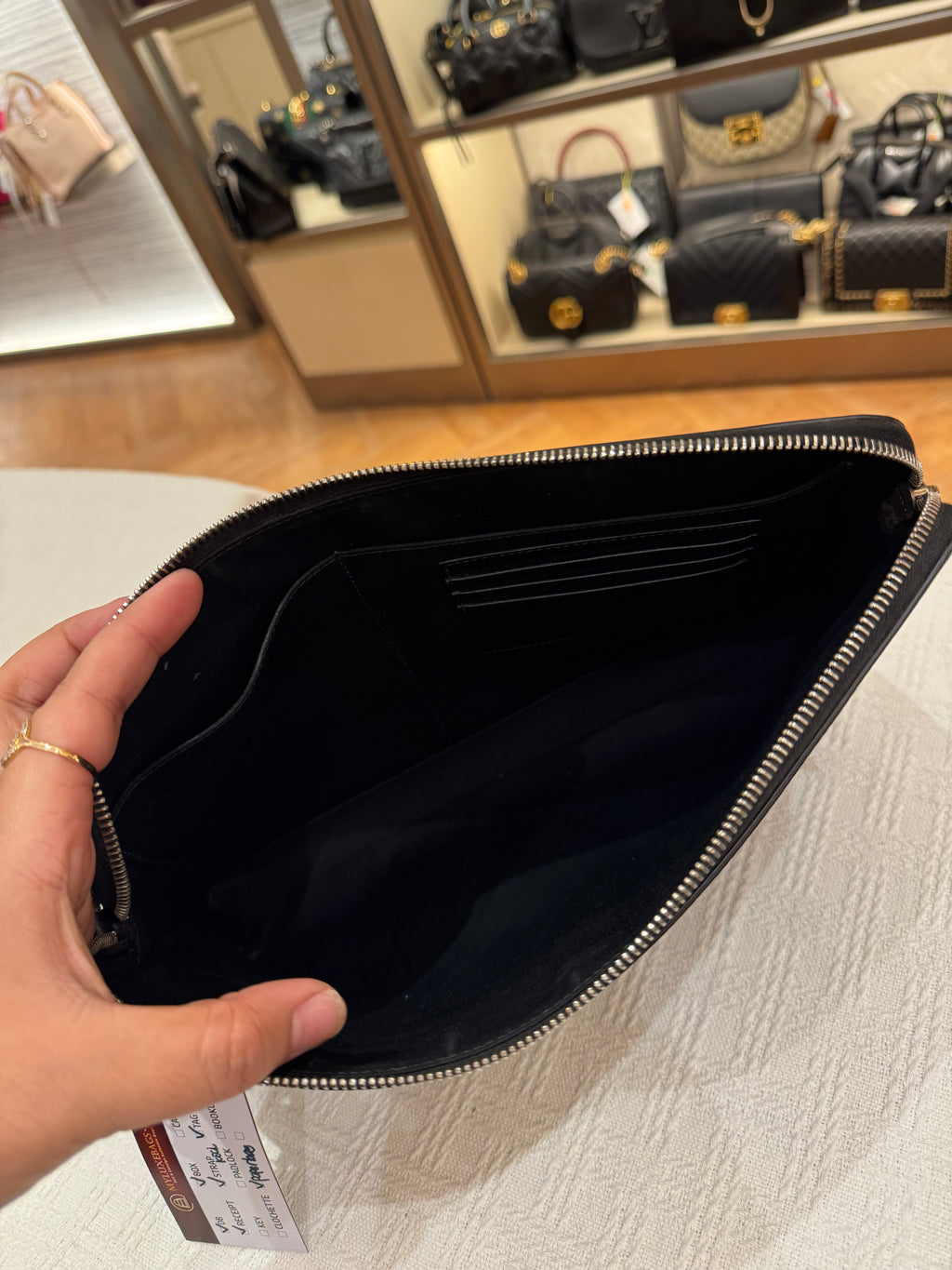 Dior Pouch Oblique Galaxy Black