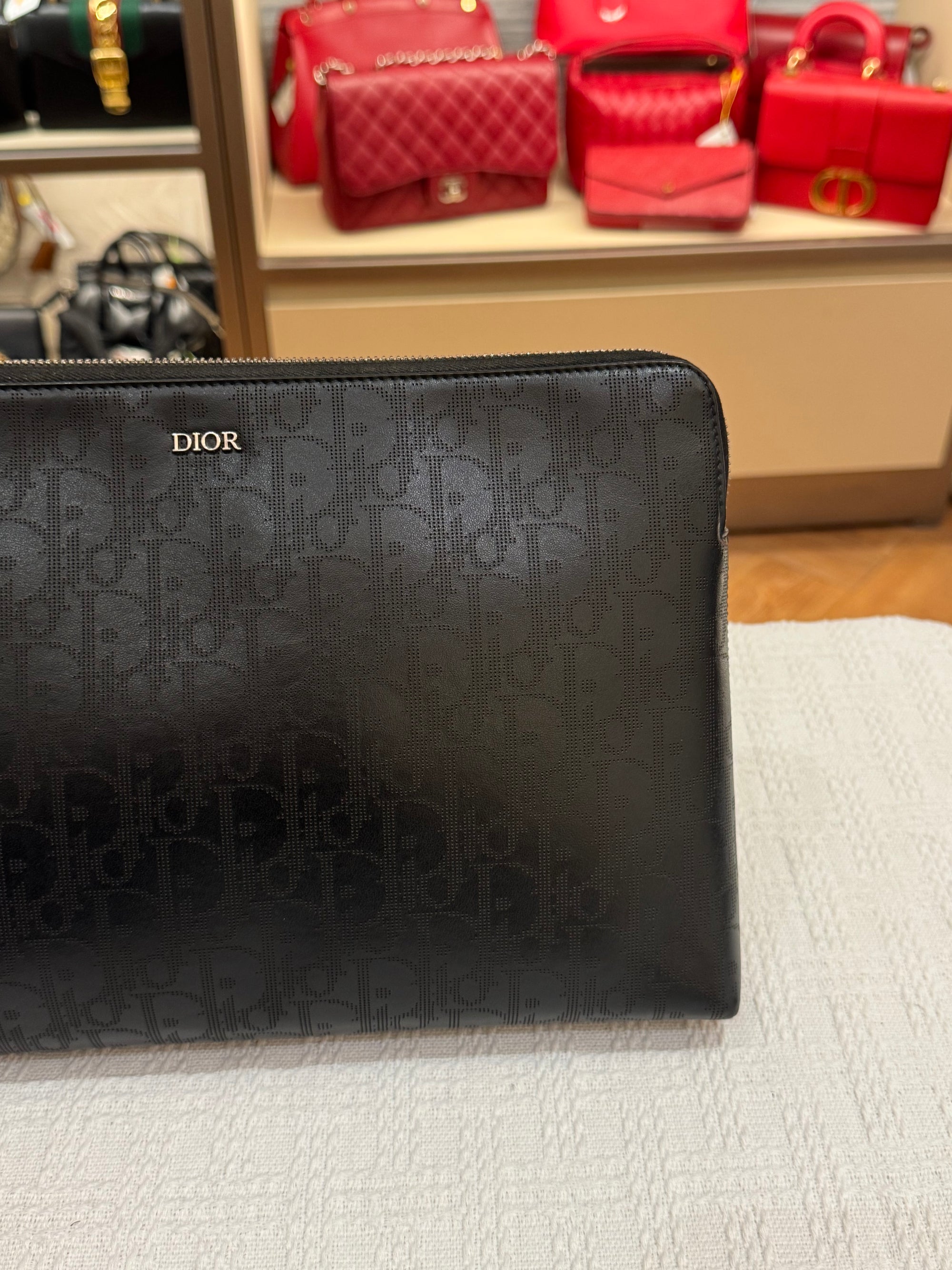 Dior Pouch Oblique Galaxy Black