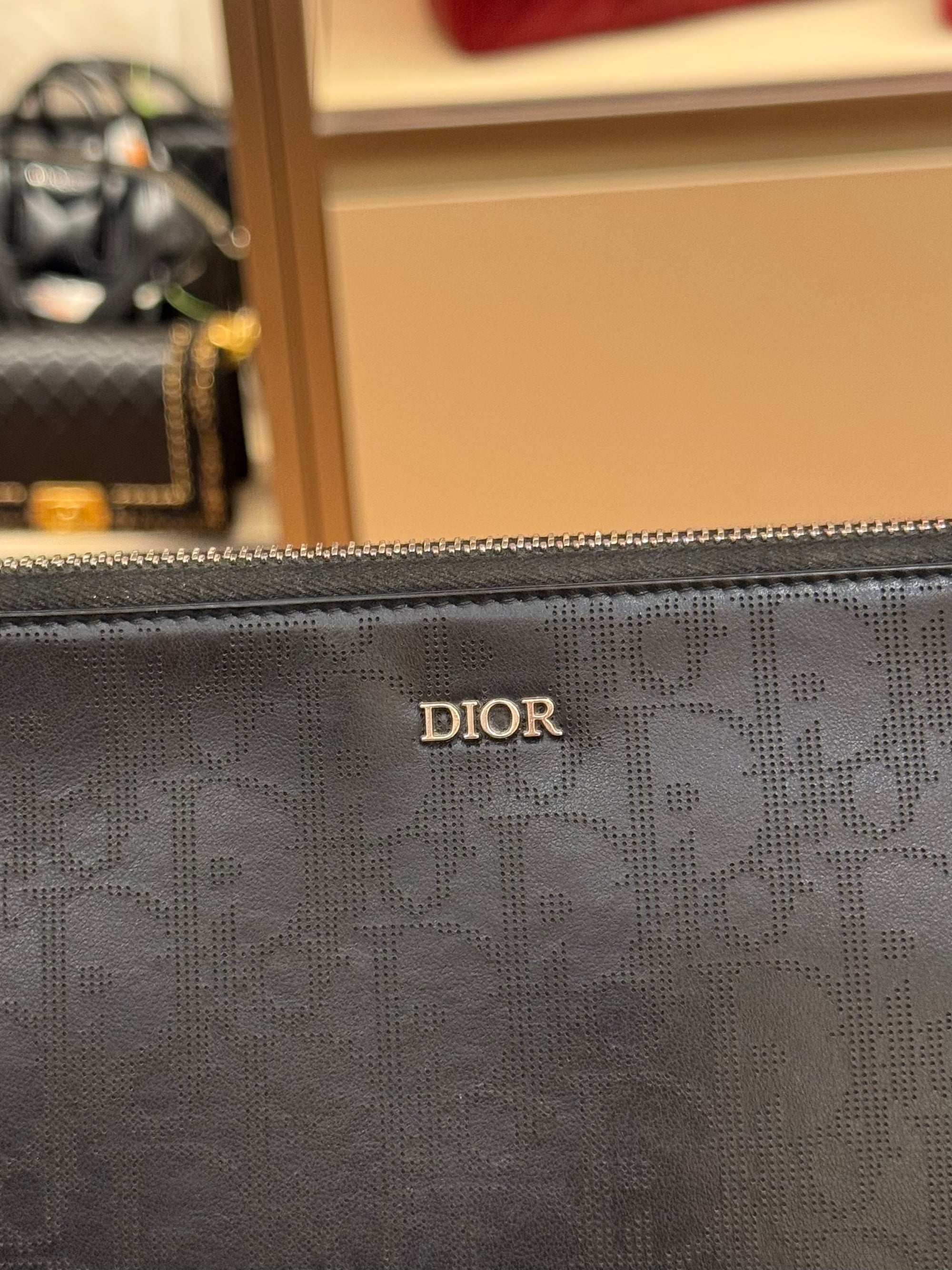 Dior Pouch Oblique Galaxy Black
