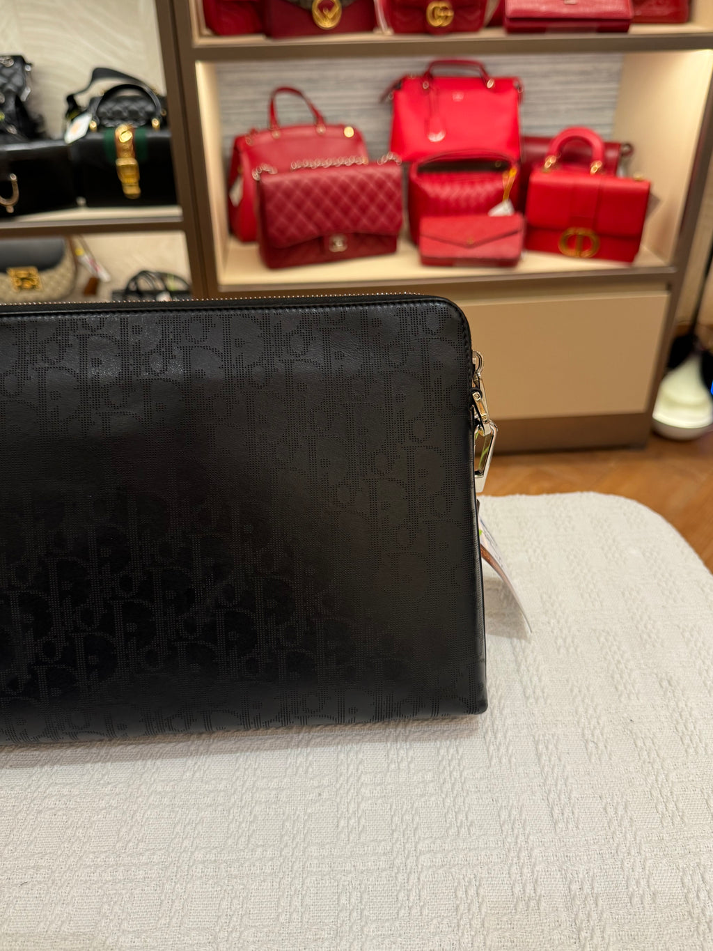 Dior Pouch Oblique Galaxy Black