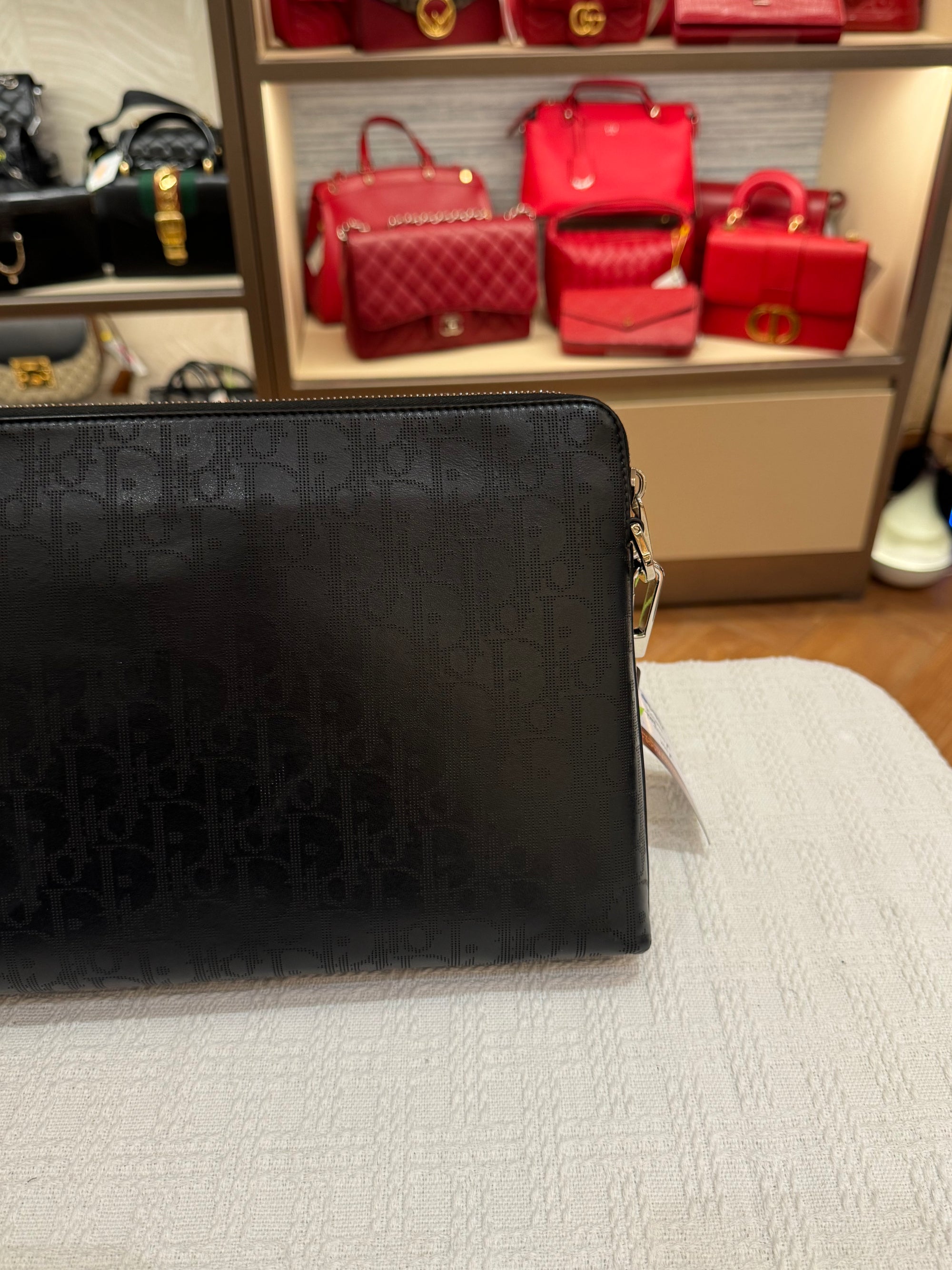 Dior Pouch Oblique Galaxy Black