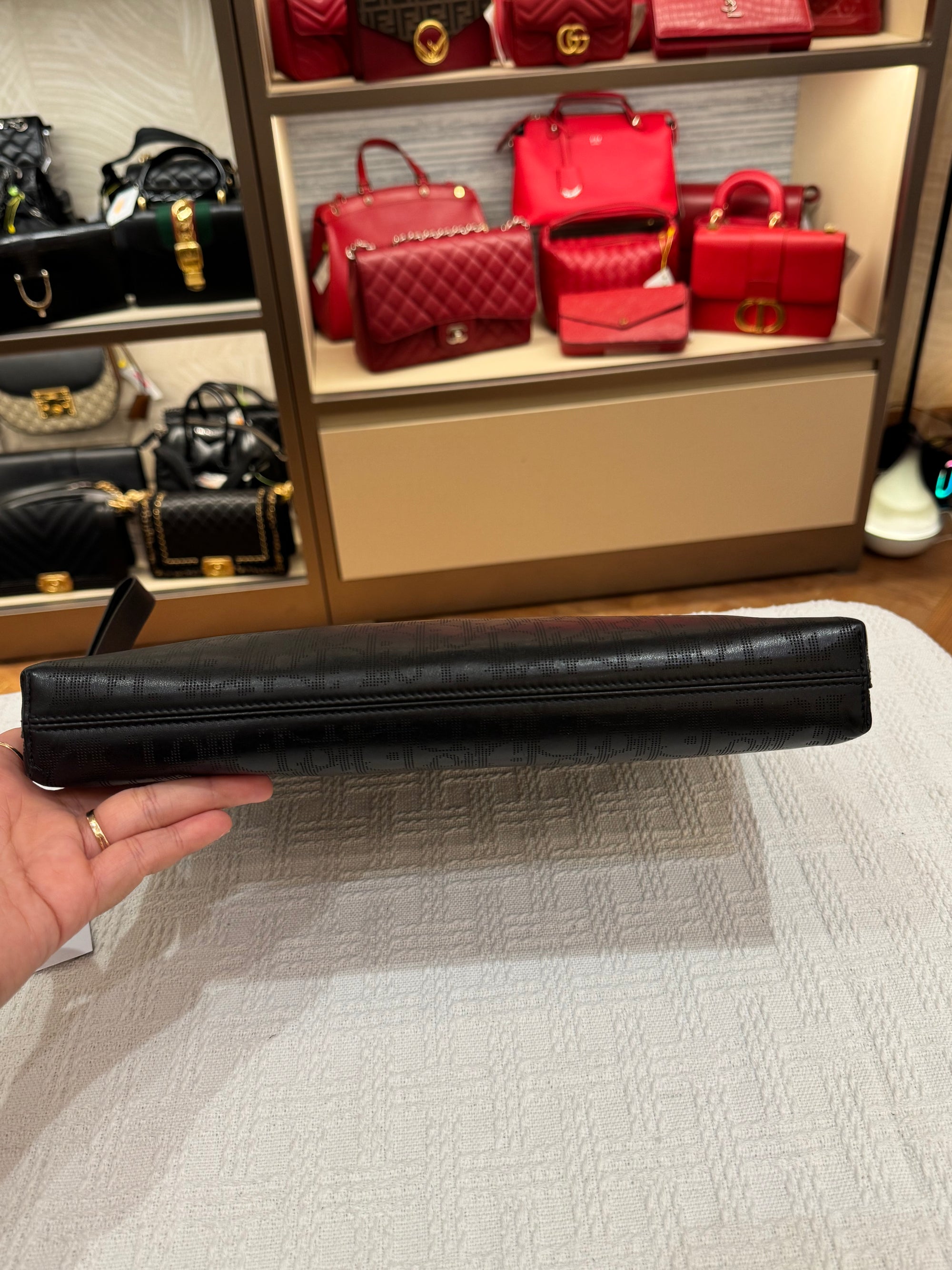 Dior Pouch Oblique Galaxy Black