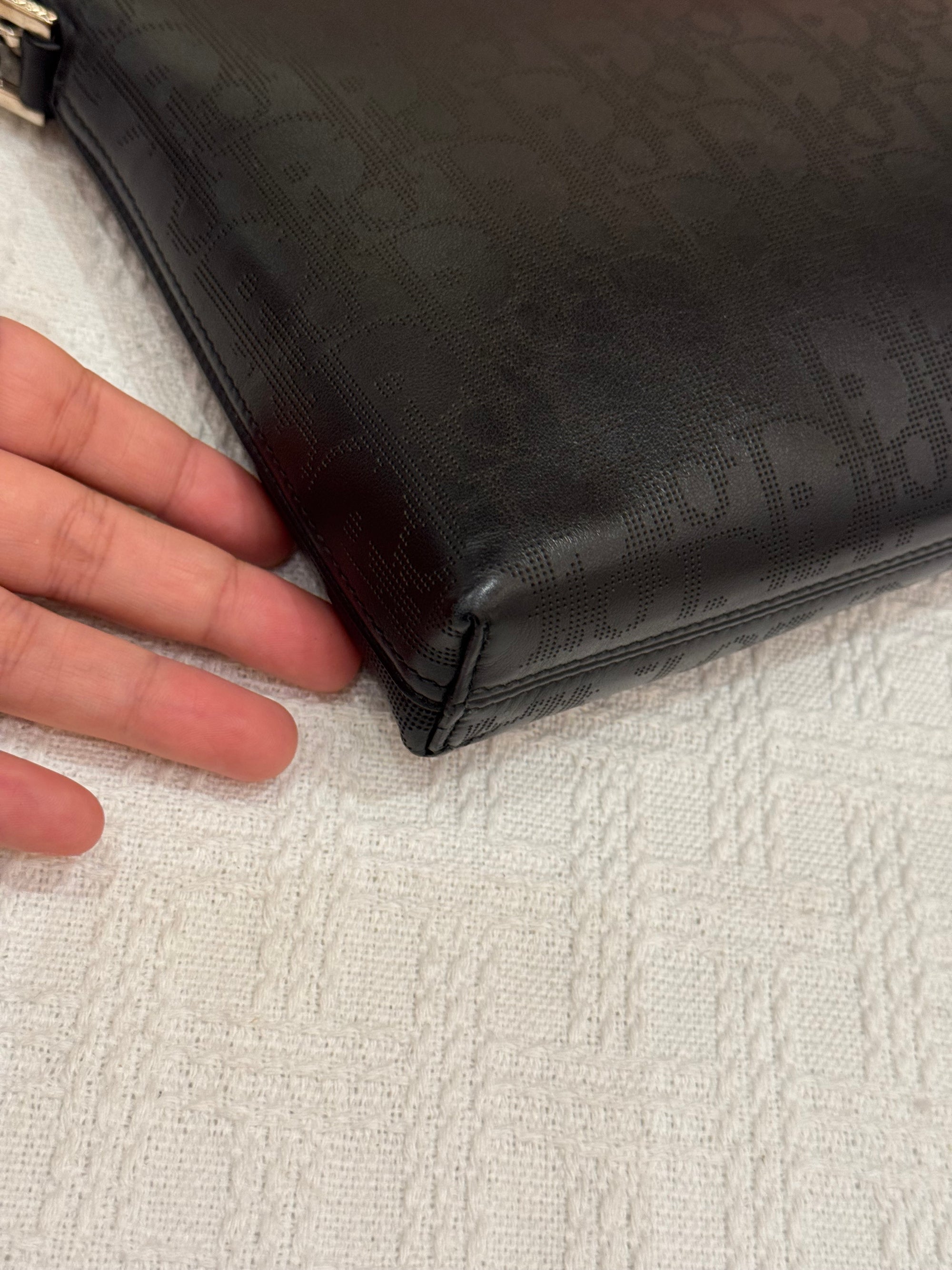Dior Pouch Oblique Galaxy Black