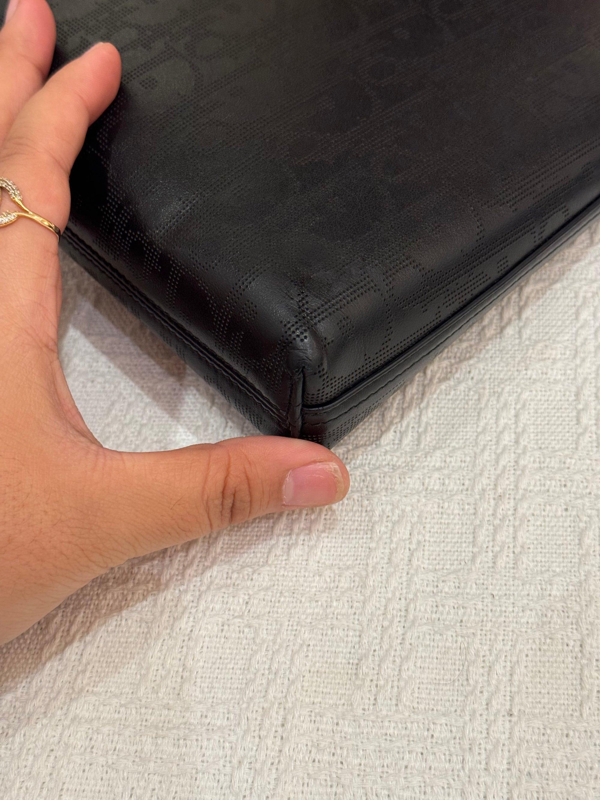 Dior Pouch Oblique Galaxy Black