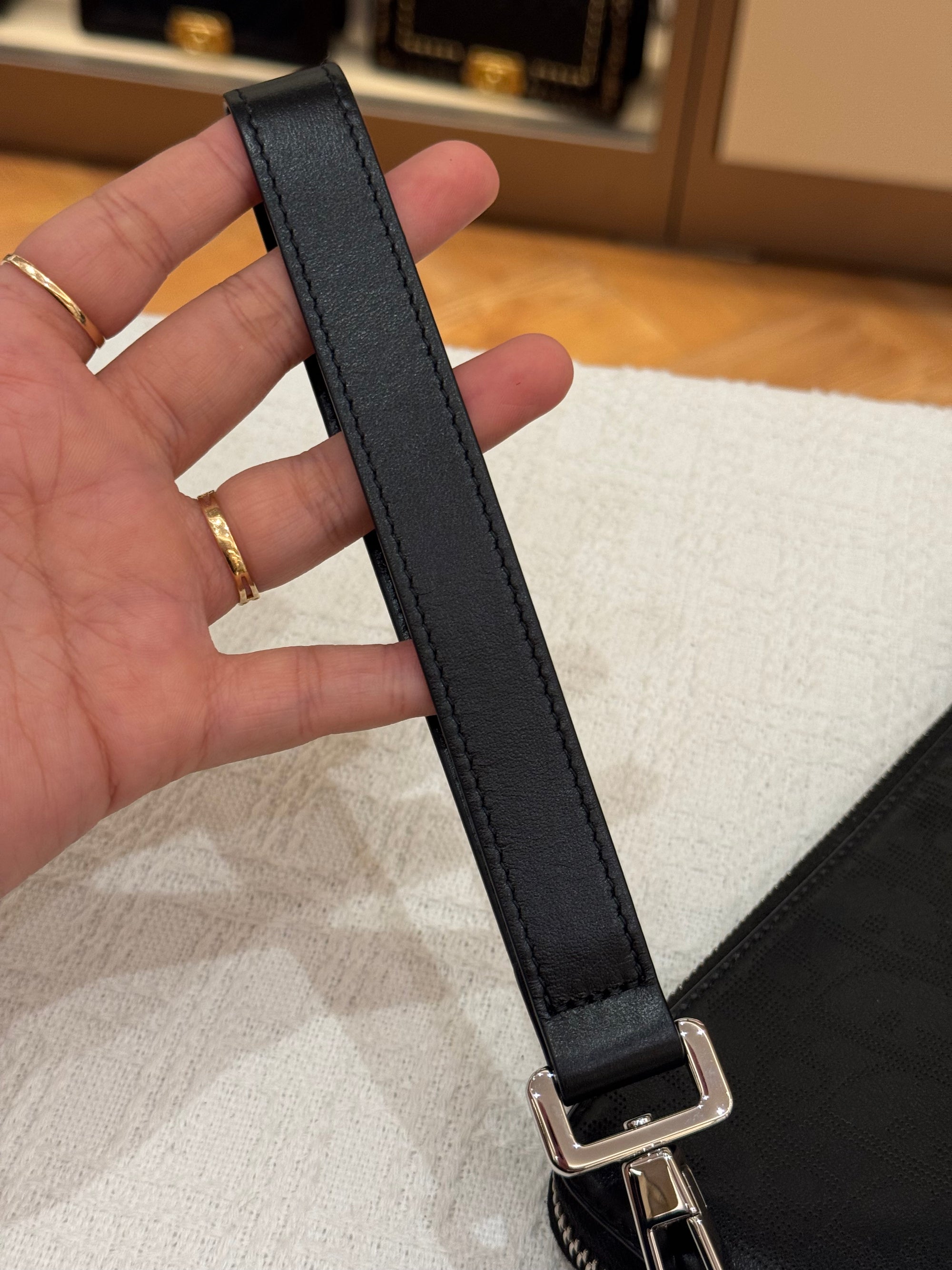 Dior Pouch Oblique Galaxy Black