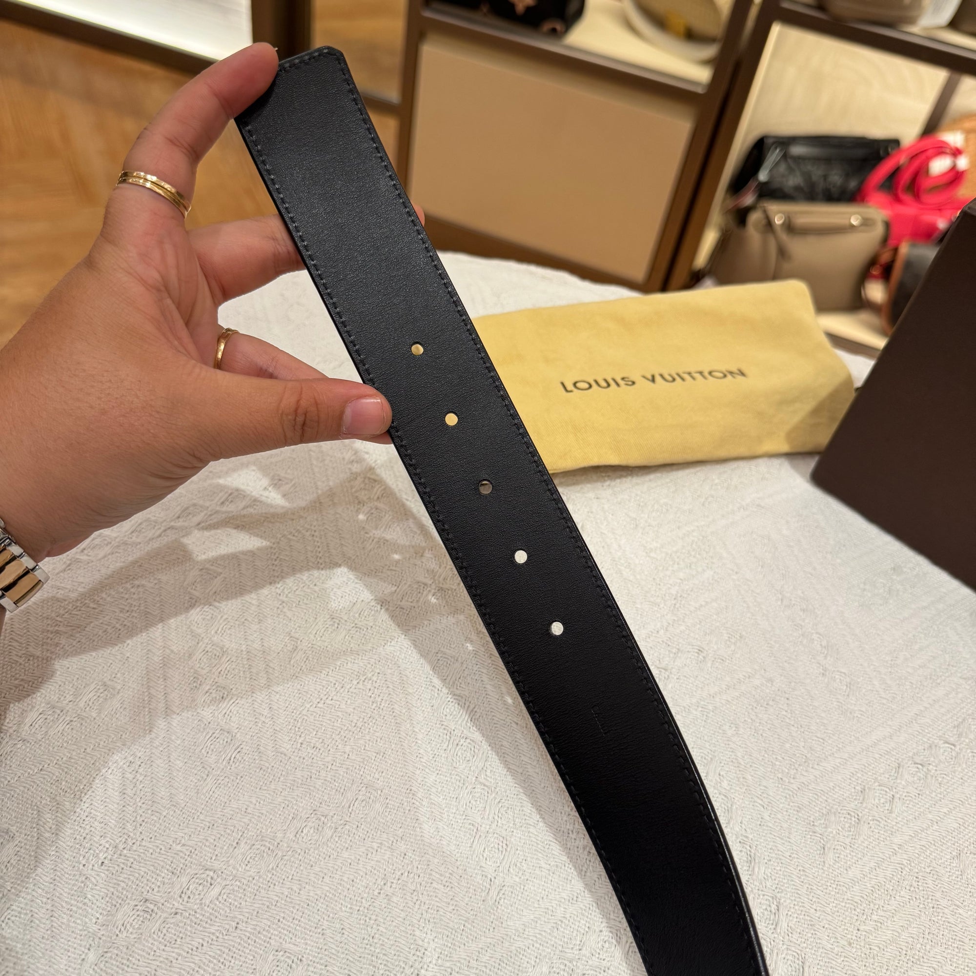 Louis Vuitton Belt Black