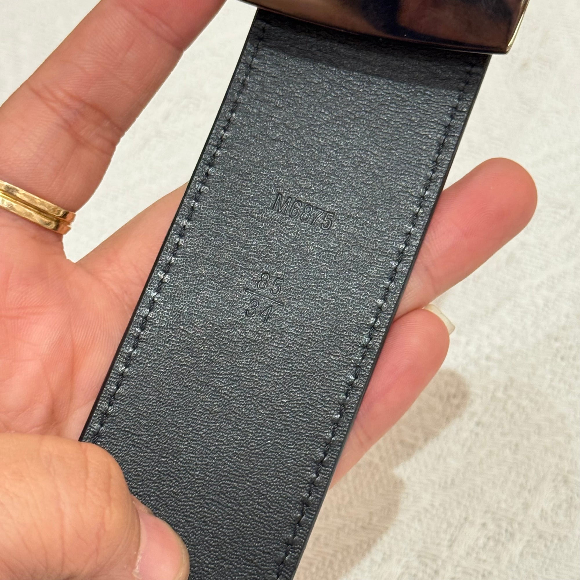 Louis Vuitton Belt Black