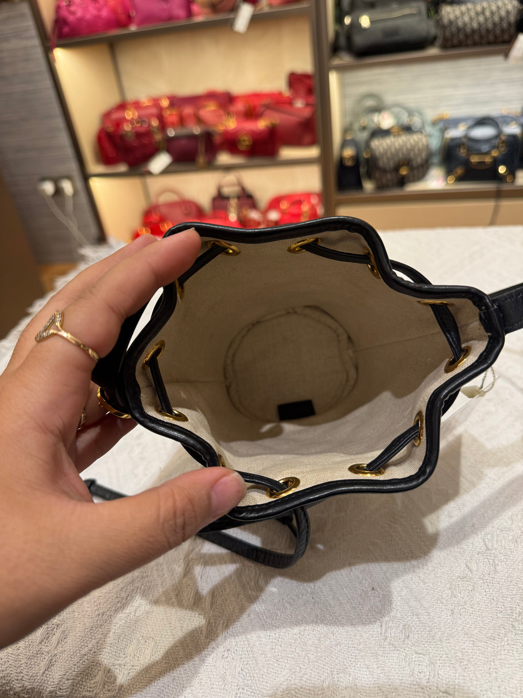 Celine Mini Bucket Triomphe