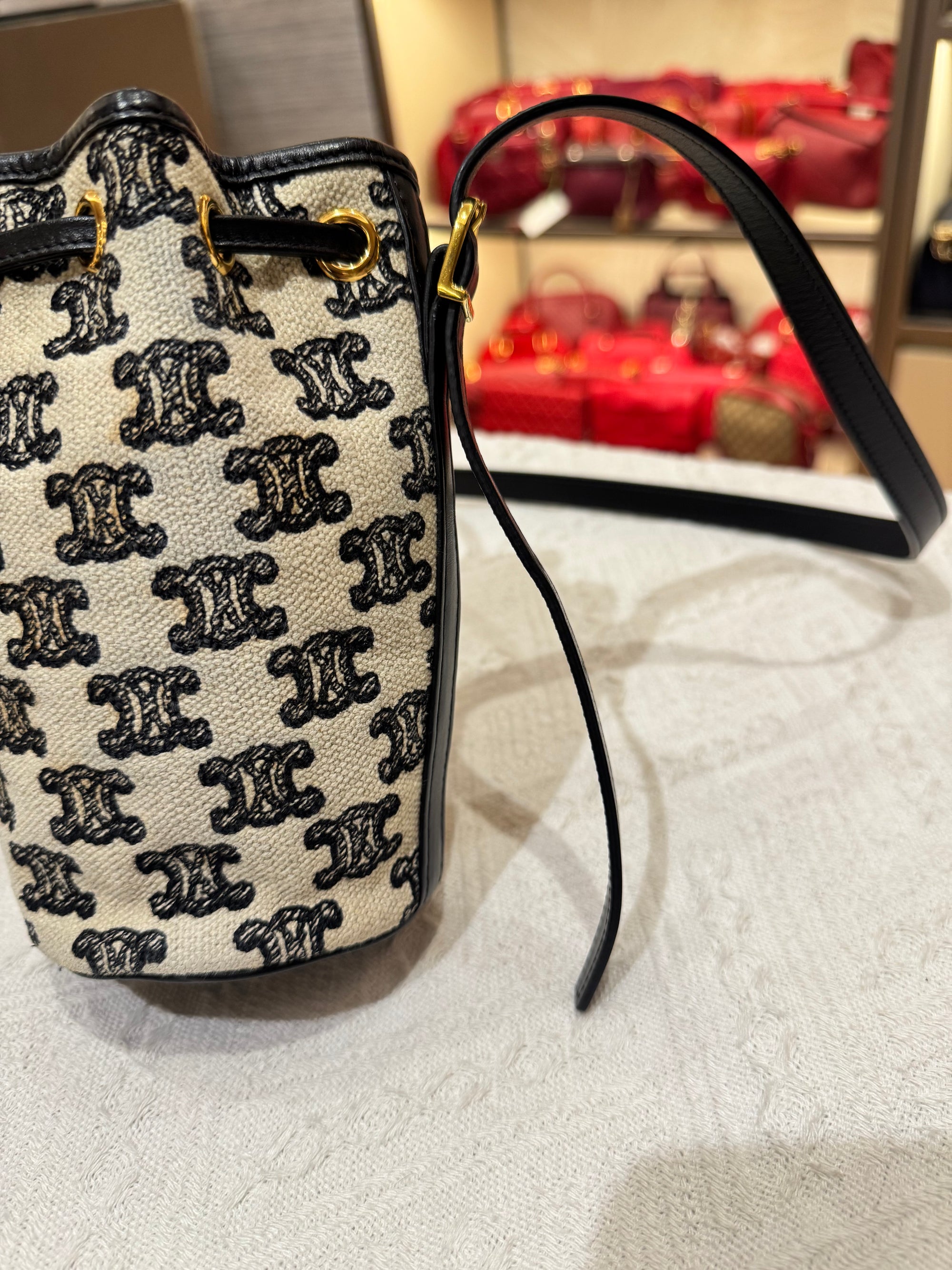 Celine Mini Bucket Triomphe