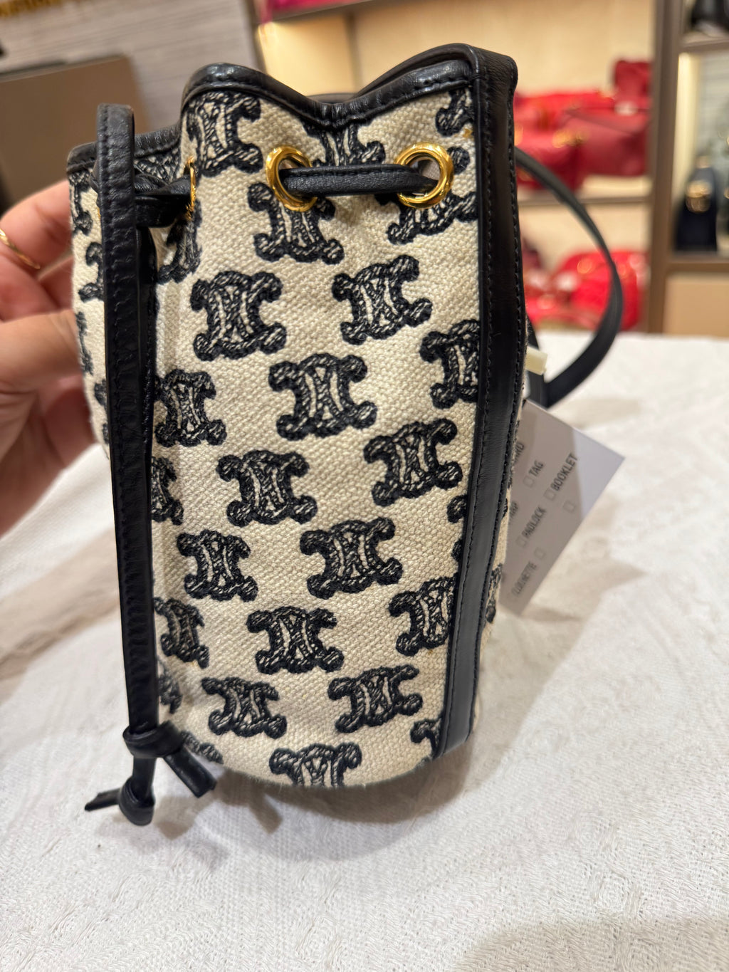 Celine Mini Bucket Triomphe