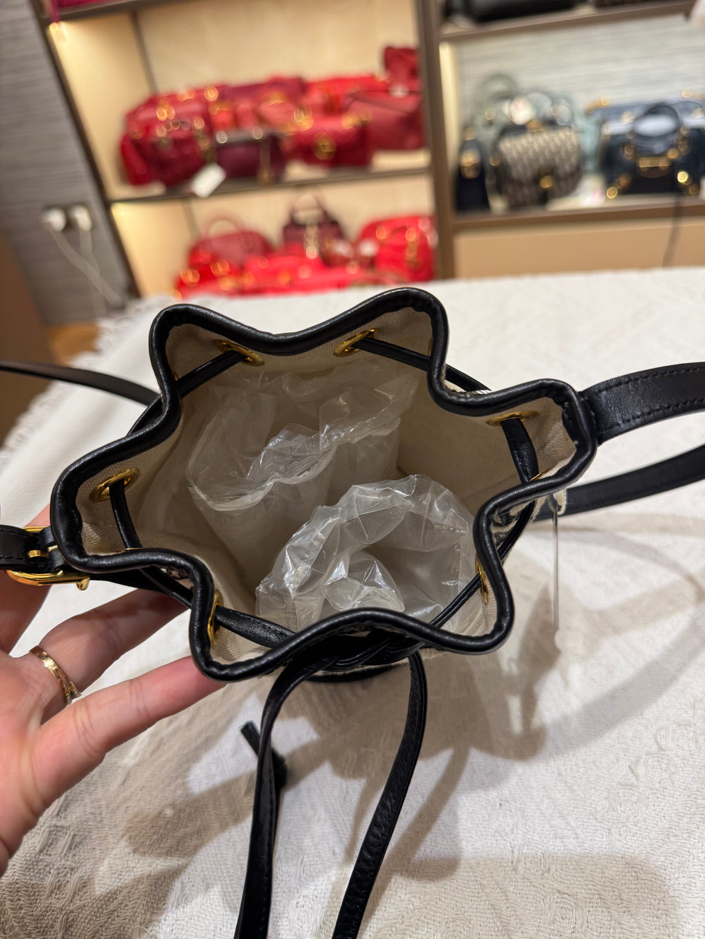 Celine Mini Bucket Triomphe