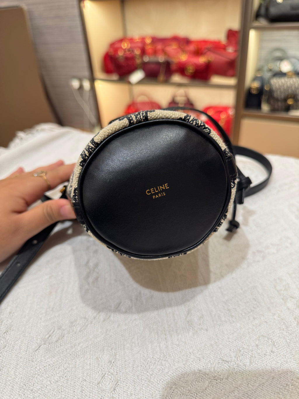 Celine Mini Bucket Triomphe