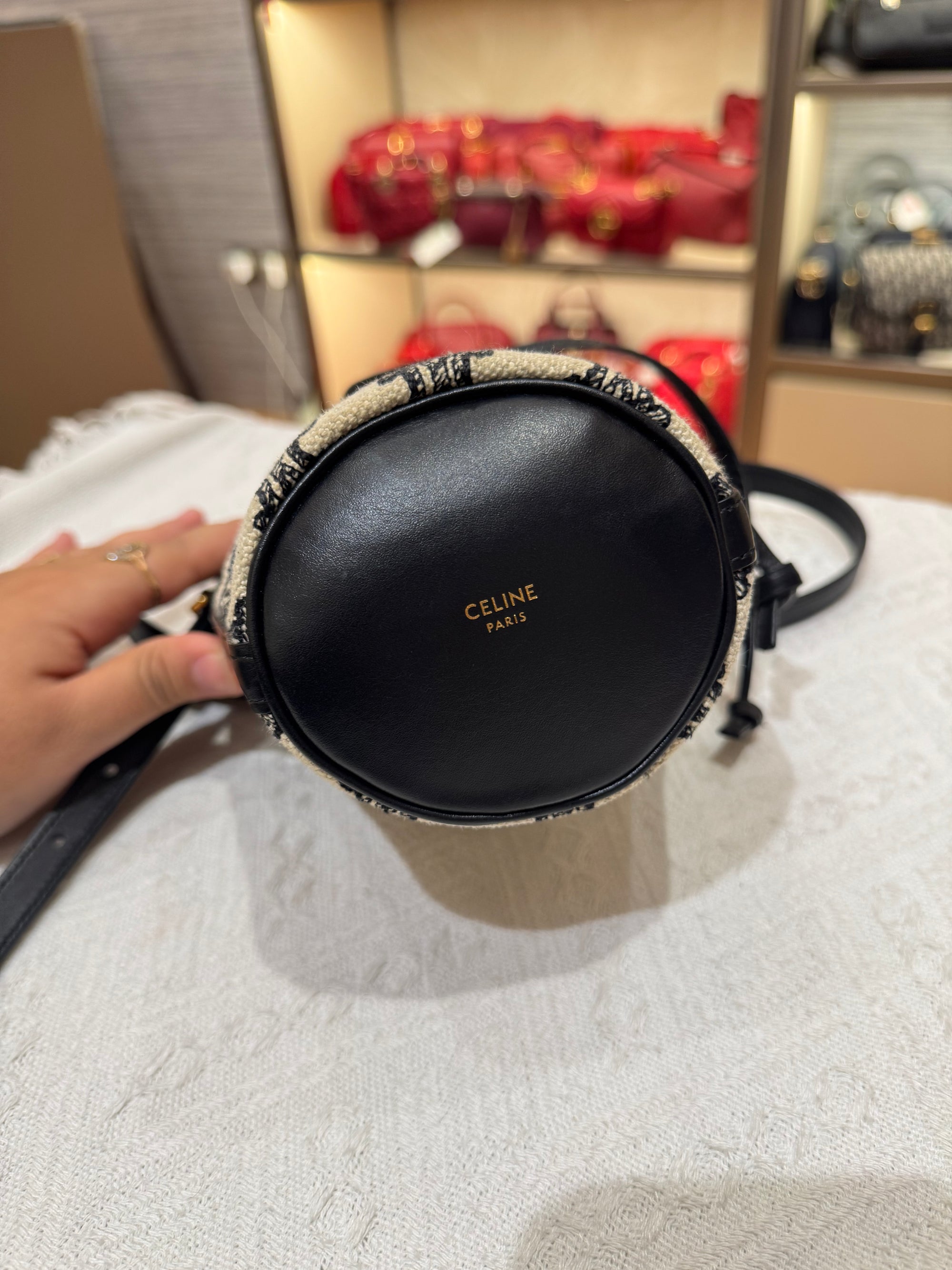 Celine Mini Bucket Triomphe