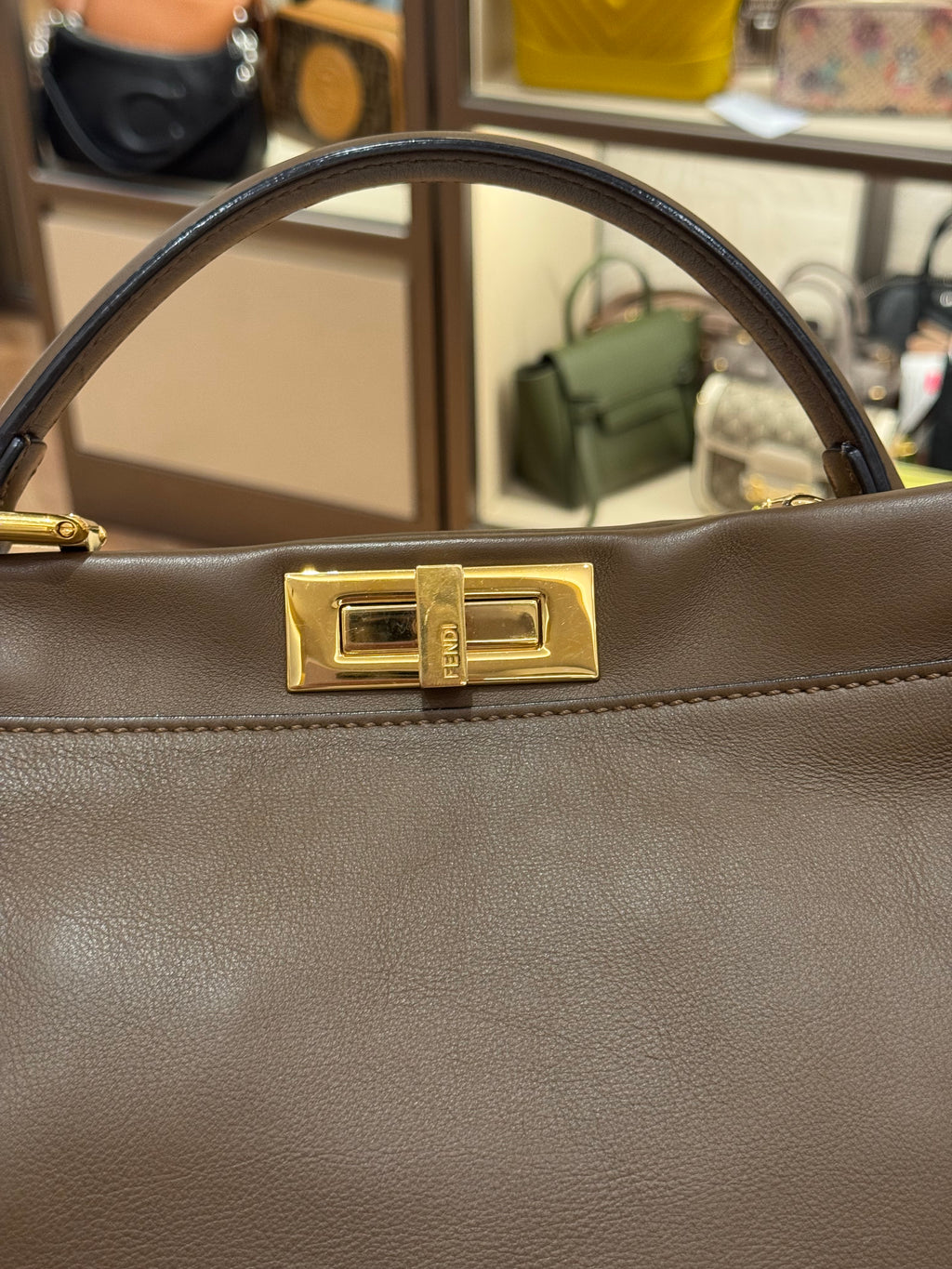 Fendi Peekaboo Medium Brown