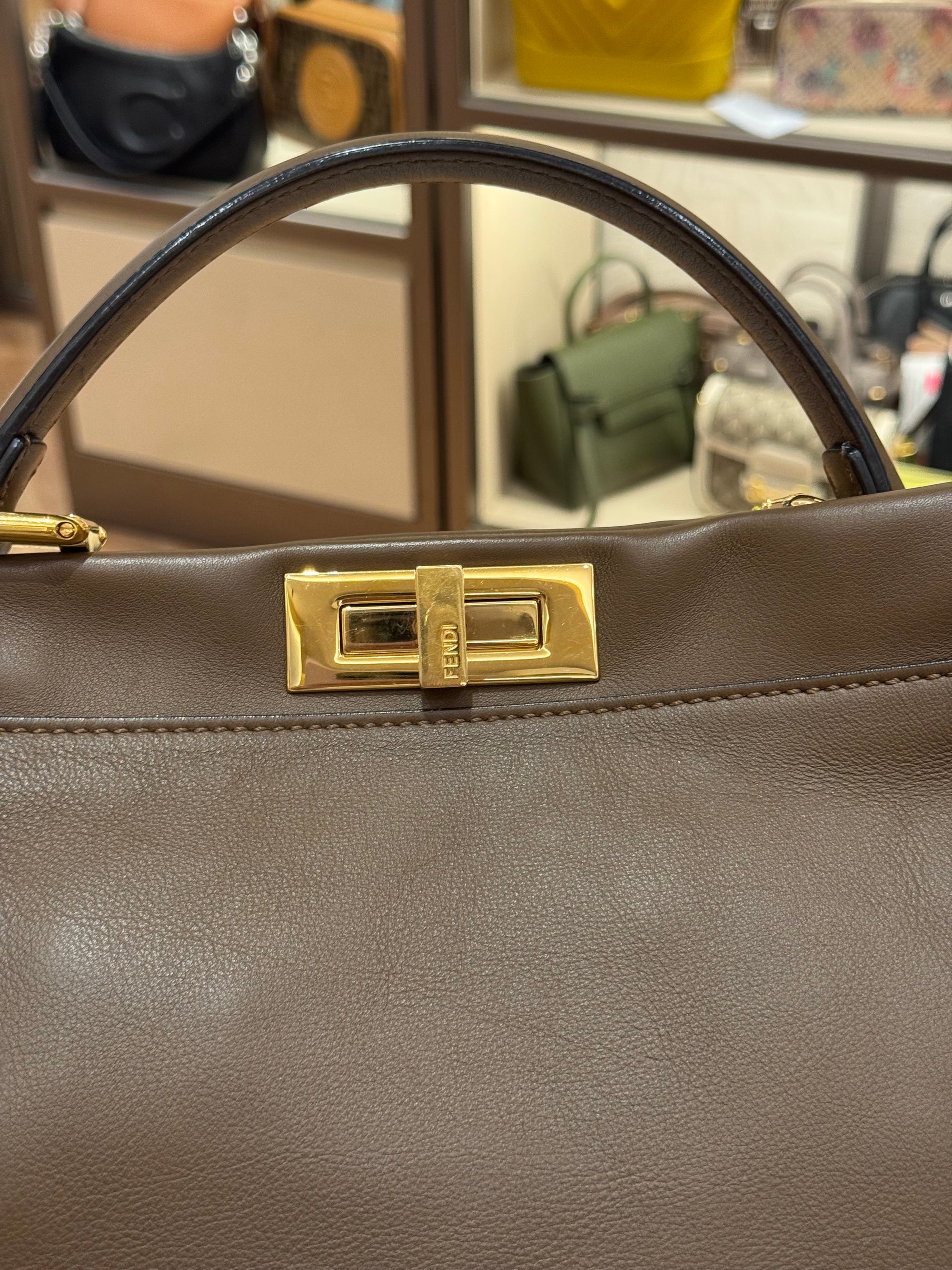 Fendi Peekaboo Medium Brown