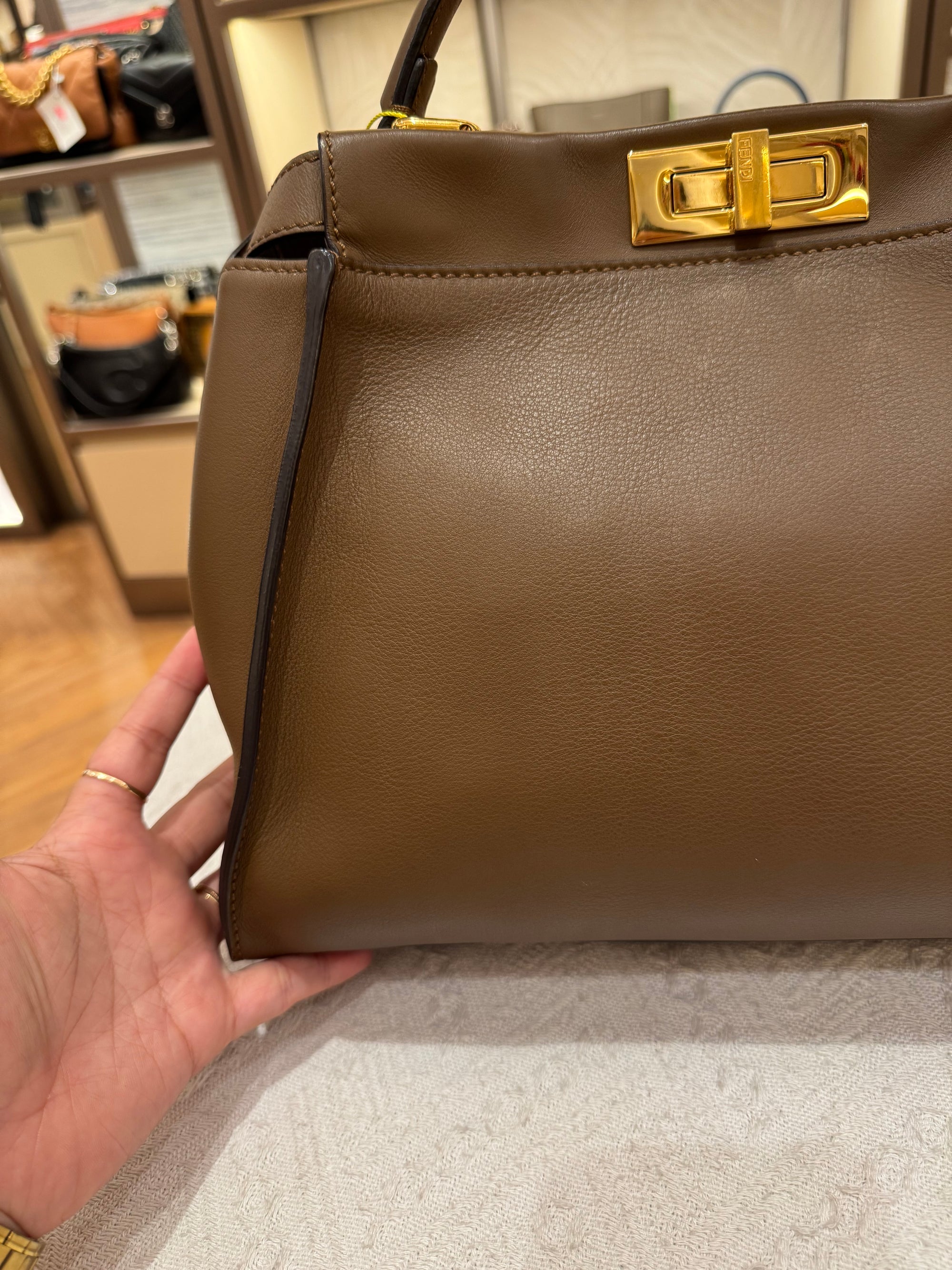 Fendi Peekaboo Medium Brown