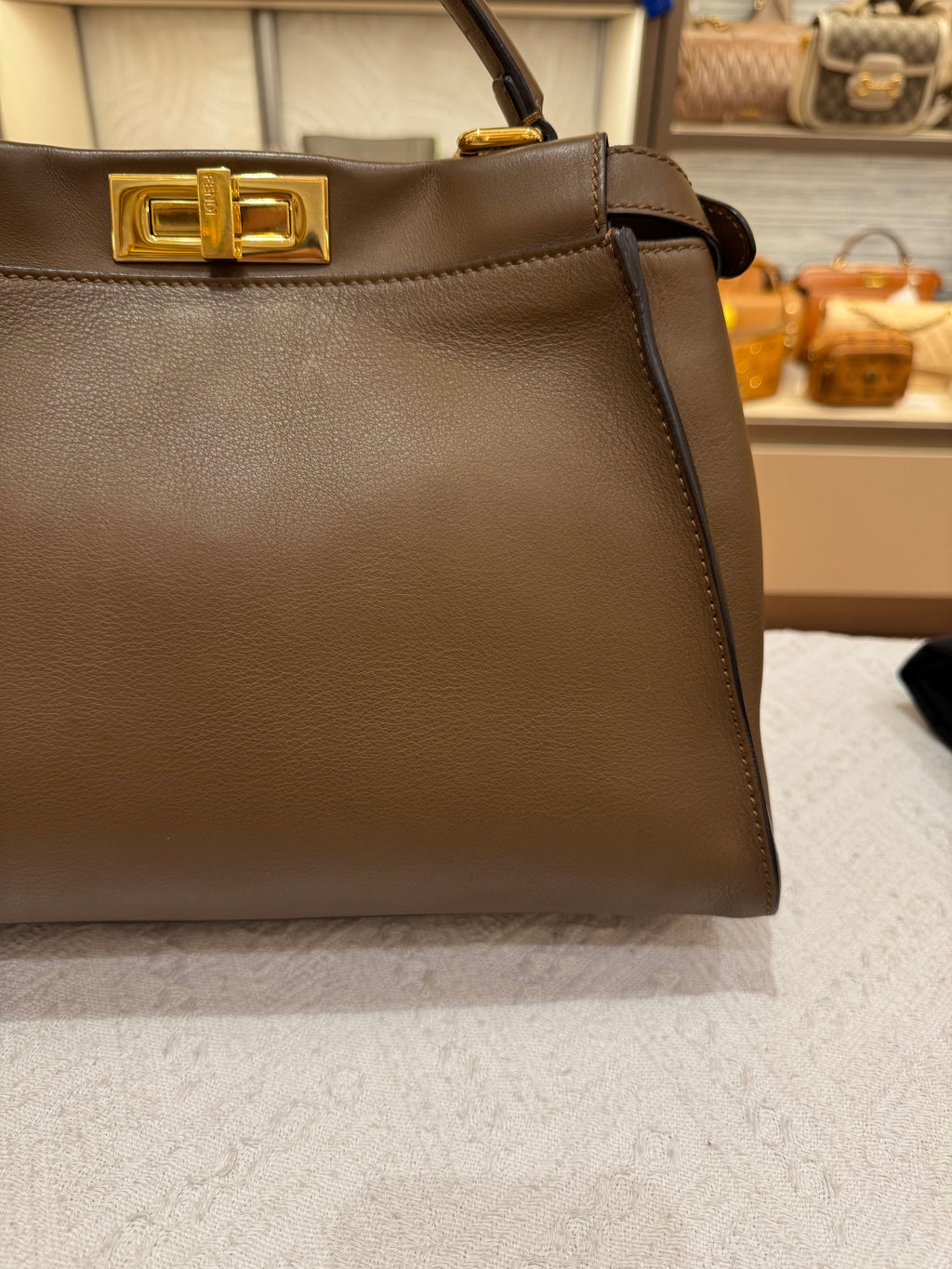 Fendi Peekaboo Medium Brown
