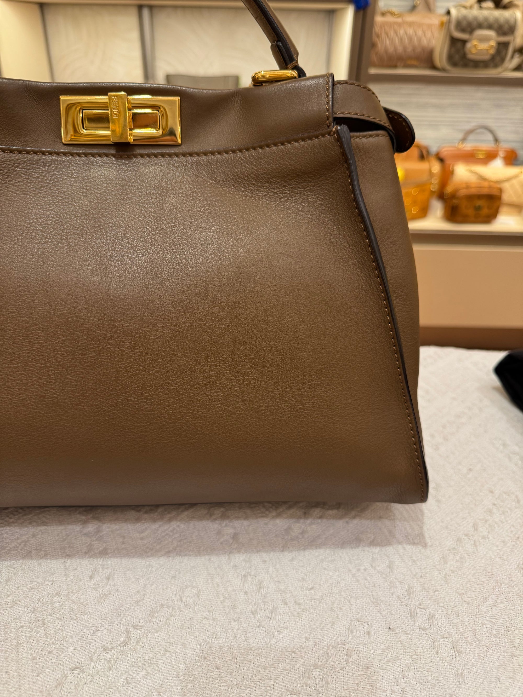 Fendi Peekaboo Medium Brown
