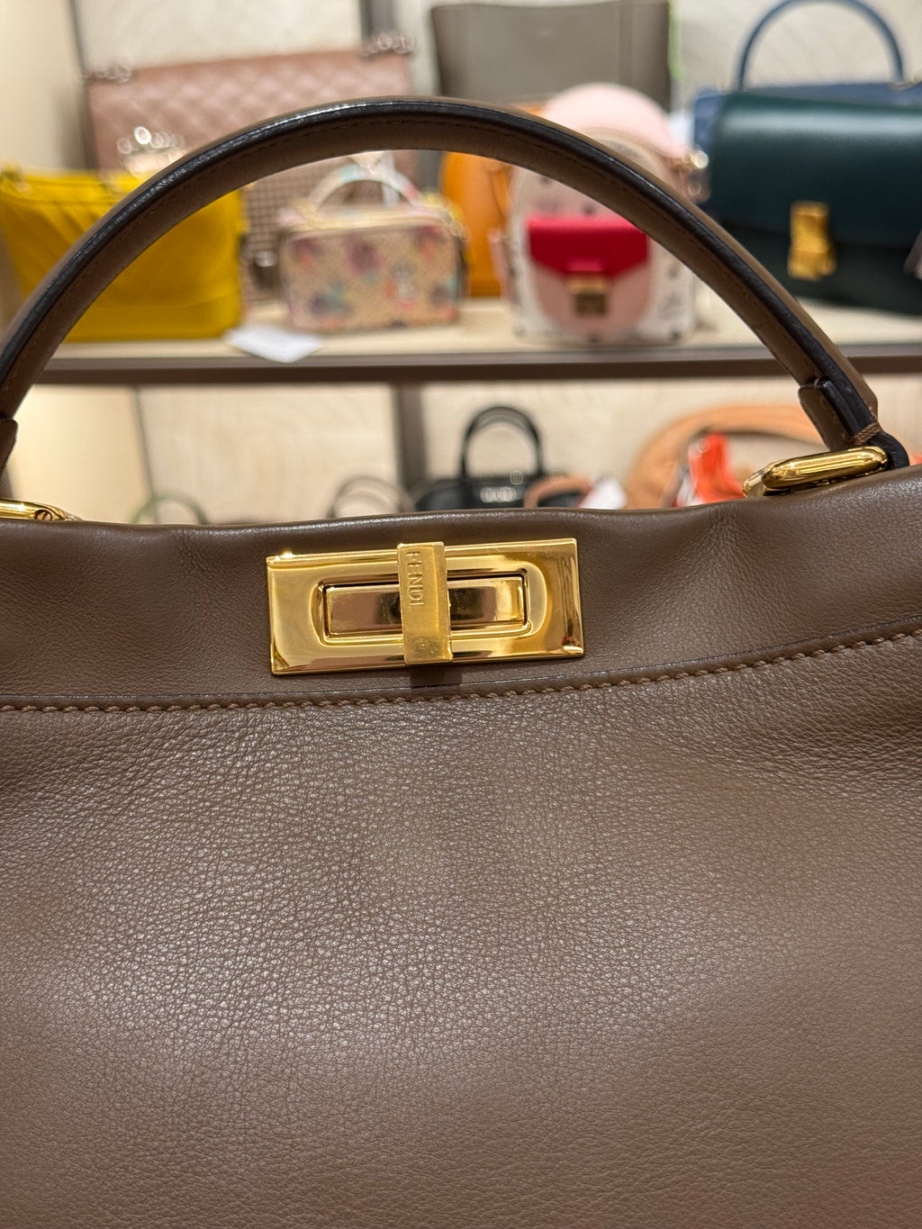 Fendi Peekaboo Medium Brown