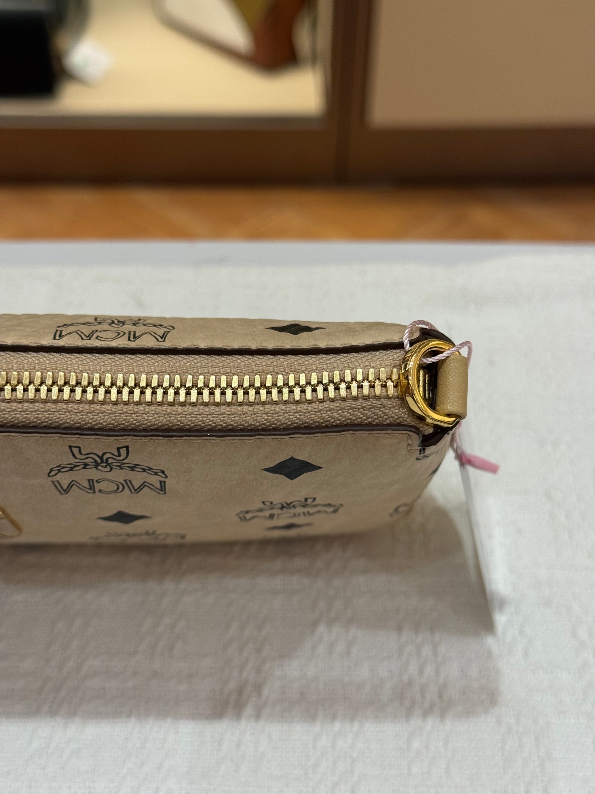MCM 2way Visetos Beige