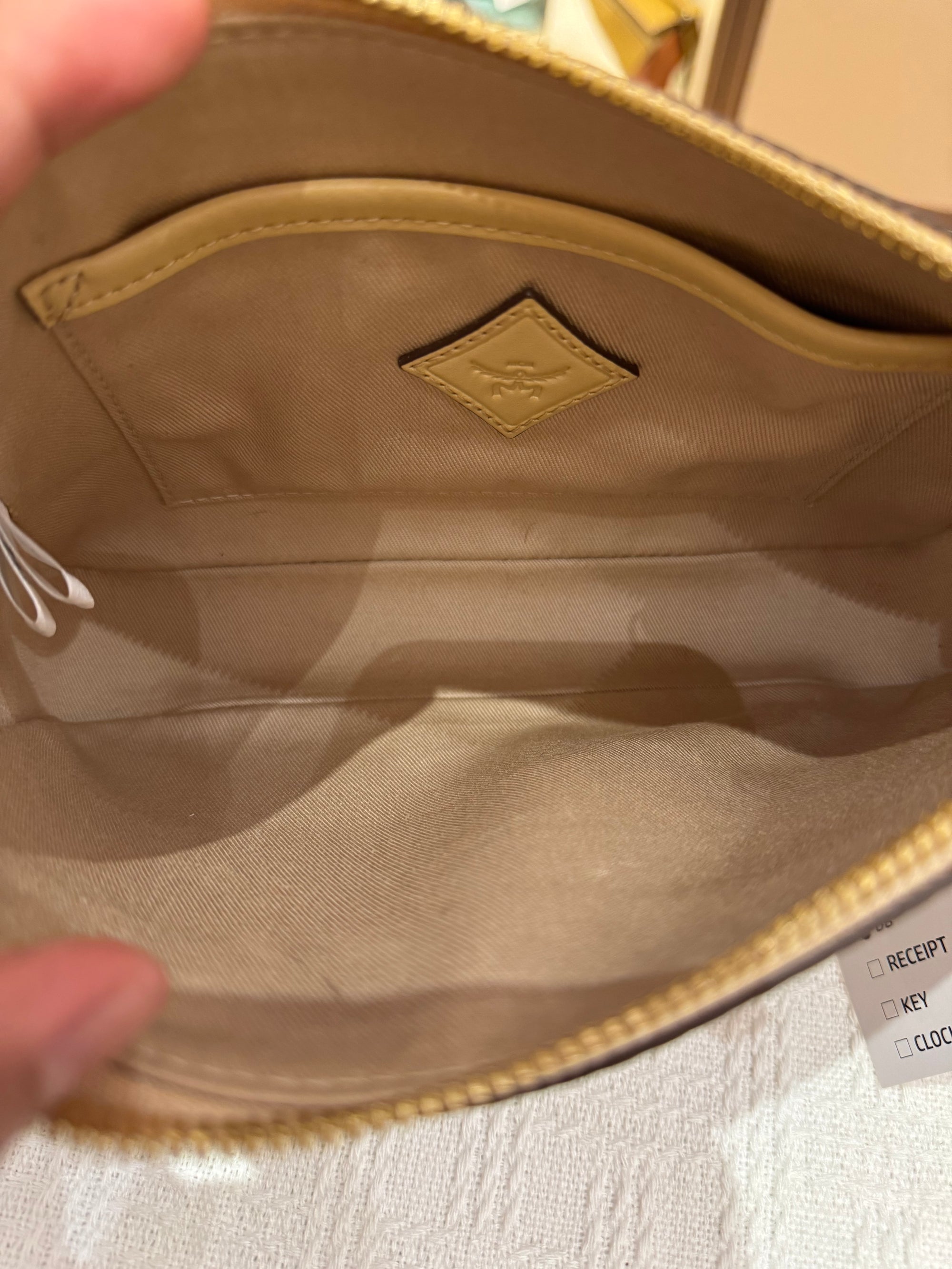 MCM 2way Visetos Beige