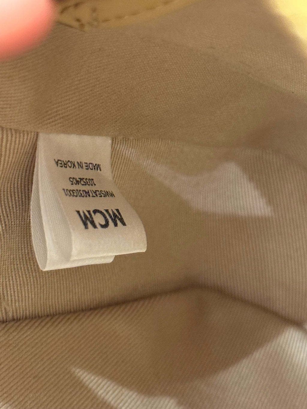 MCM 2way Visetos Beige