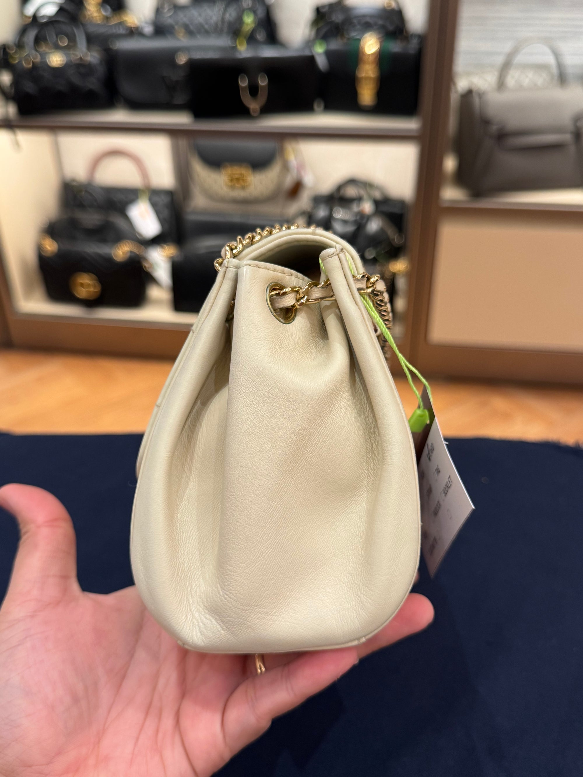 Chanel Mademoiselle Chocolate Bar Accordion Ivory