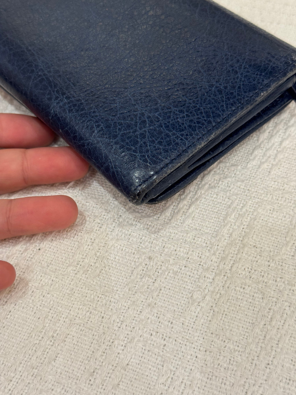 Balenciaga Classic Wallet Navy
